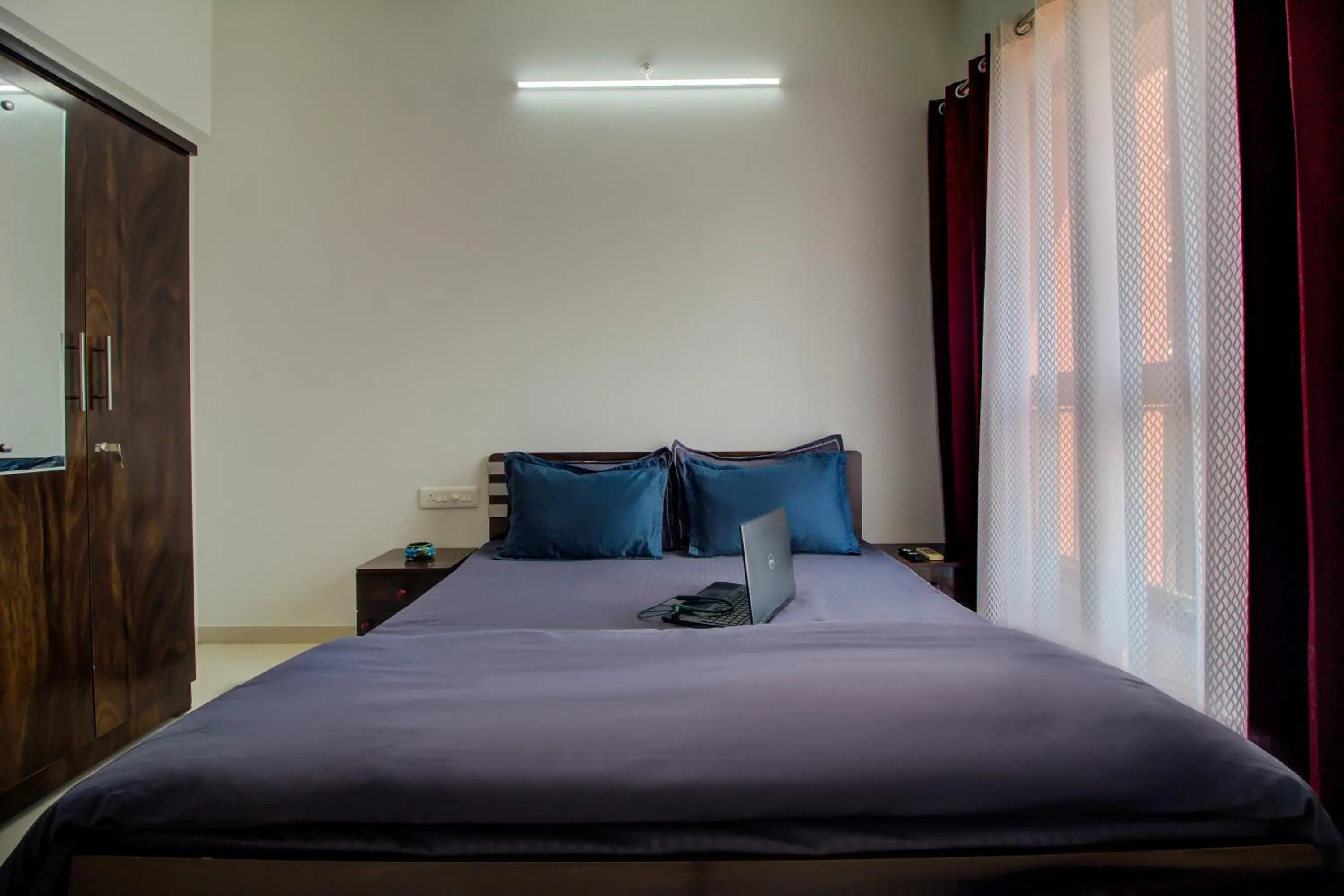 Bed in VibeStayZ Kedar Hinjewadi