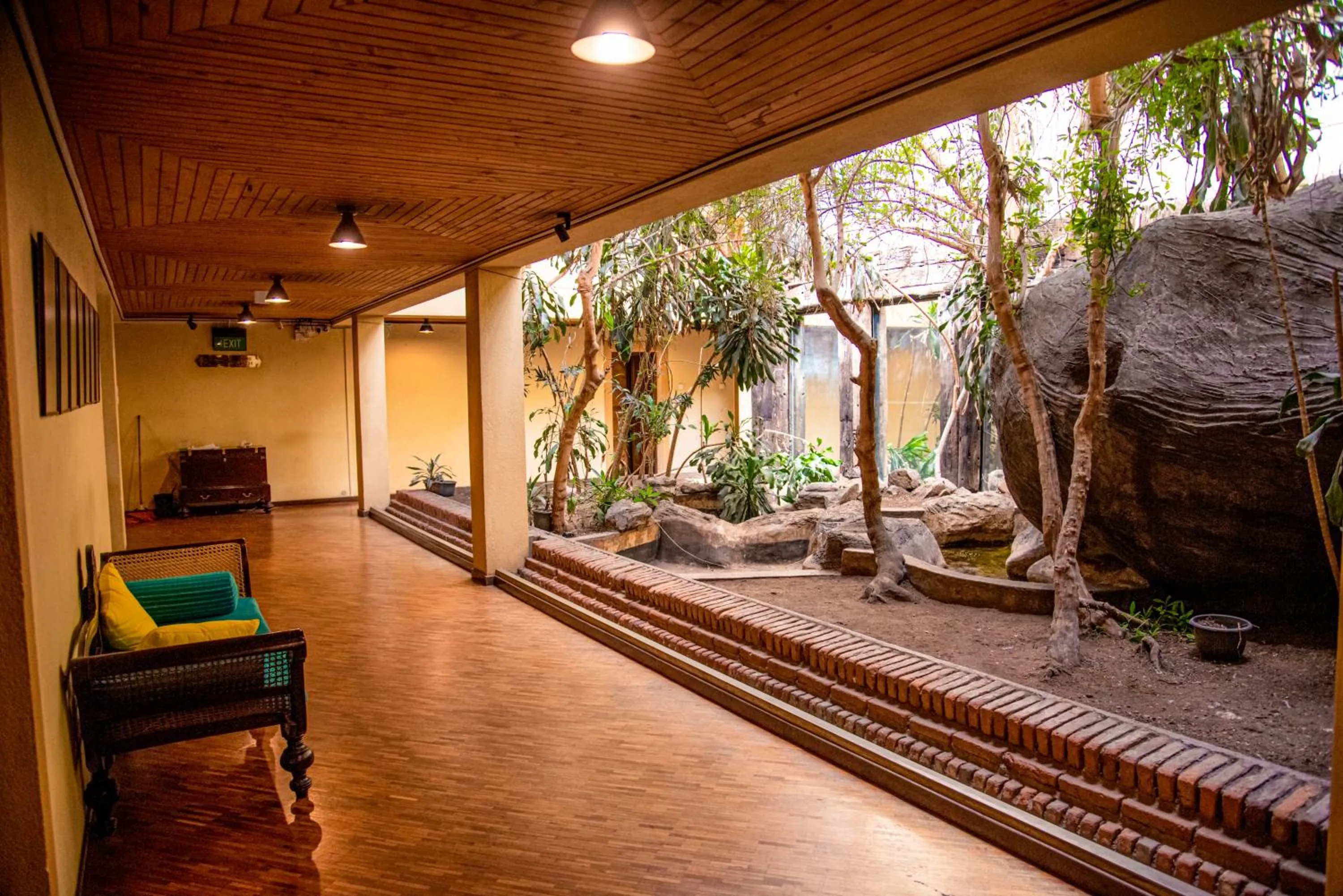 Garden view in Windsor Hotel