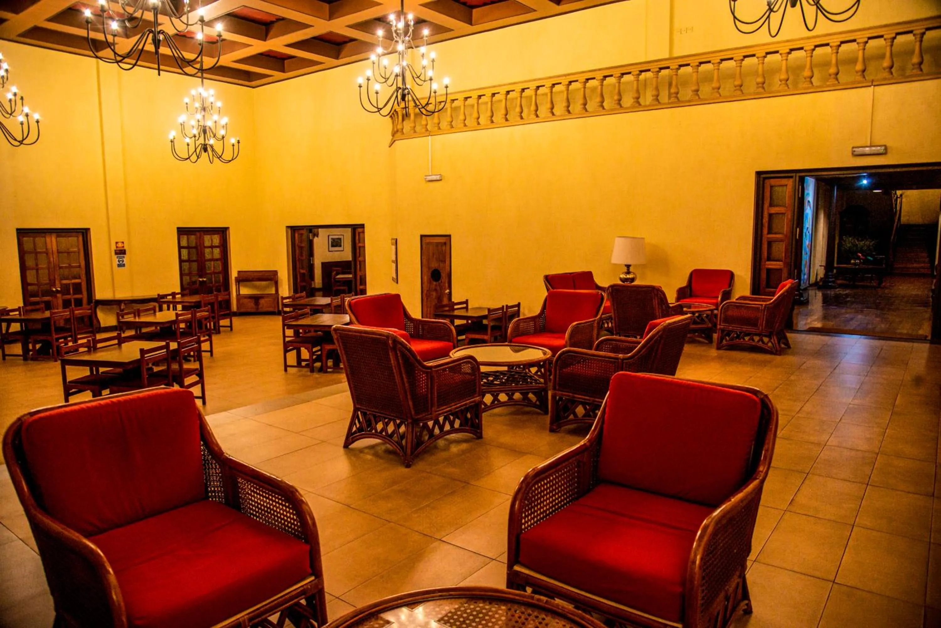 Seating area in Windsor Hotel