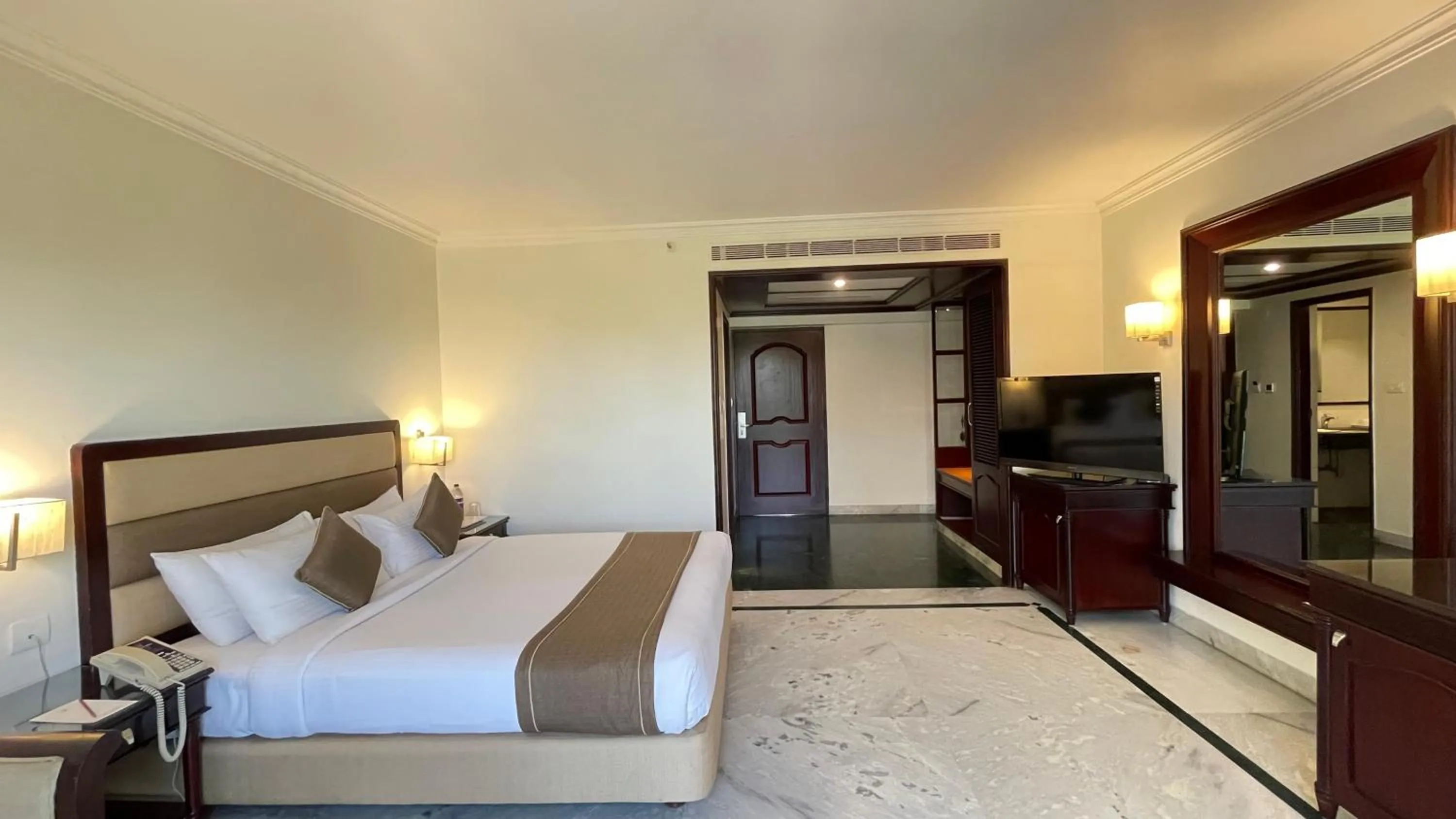 Bed in The Rialto Hotel