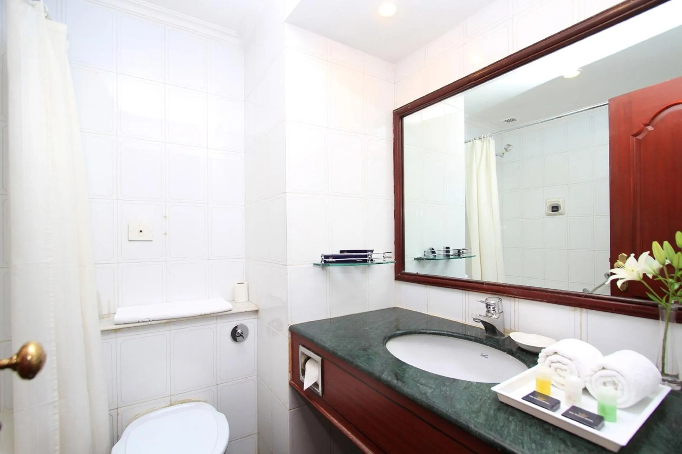 Shower in The Rialto Hotel