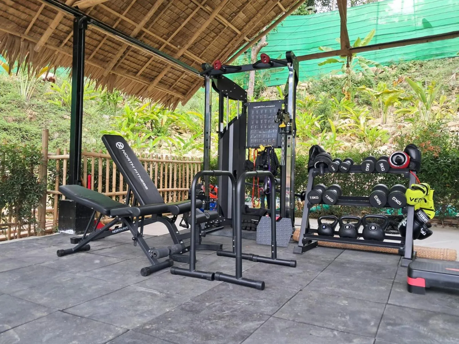 Fitness centre/facilities in RoomQuest THEVA Resort Koh Samui