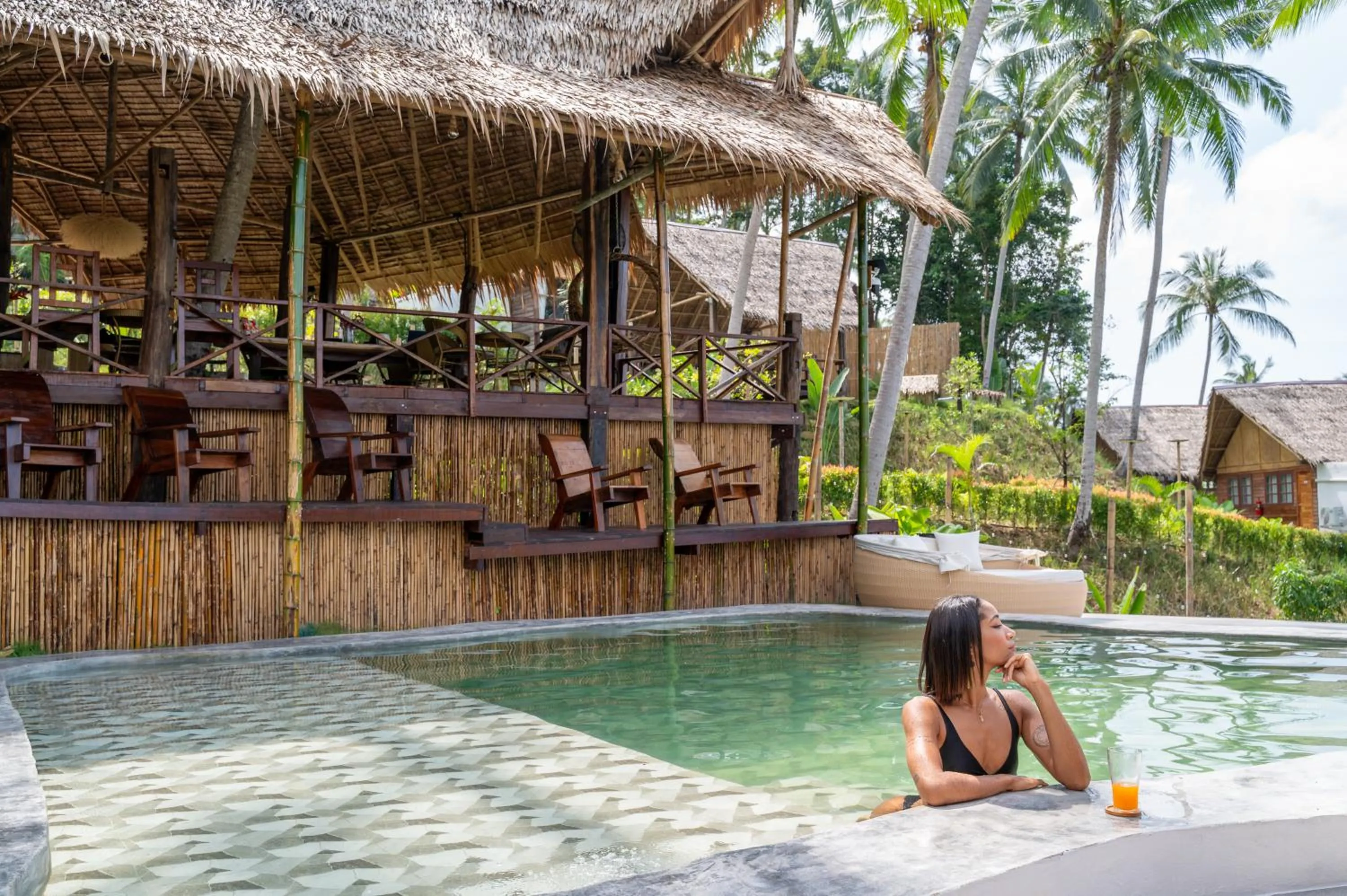 Swimming pool in RoomQuest THEVA Resort Koh Samui
