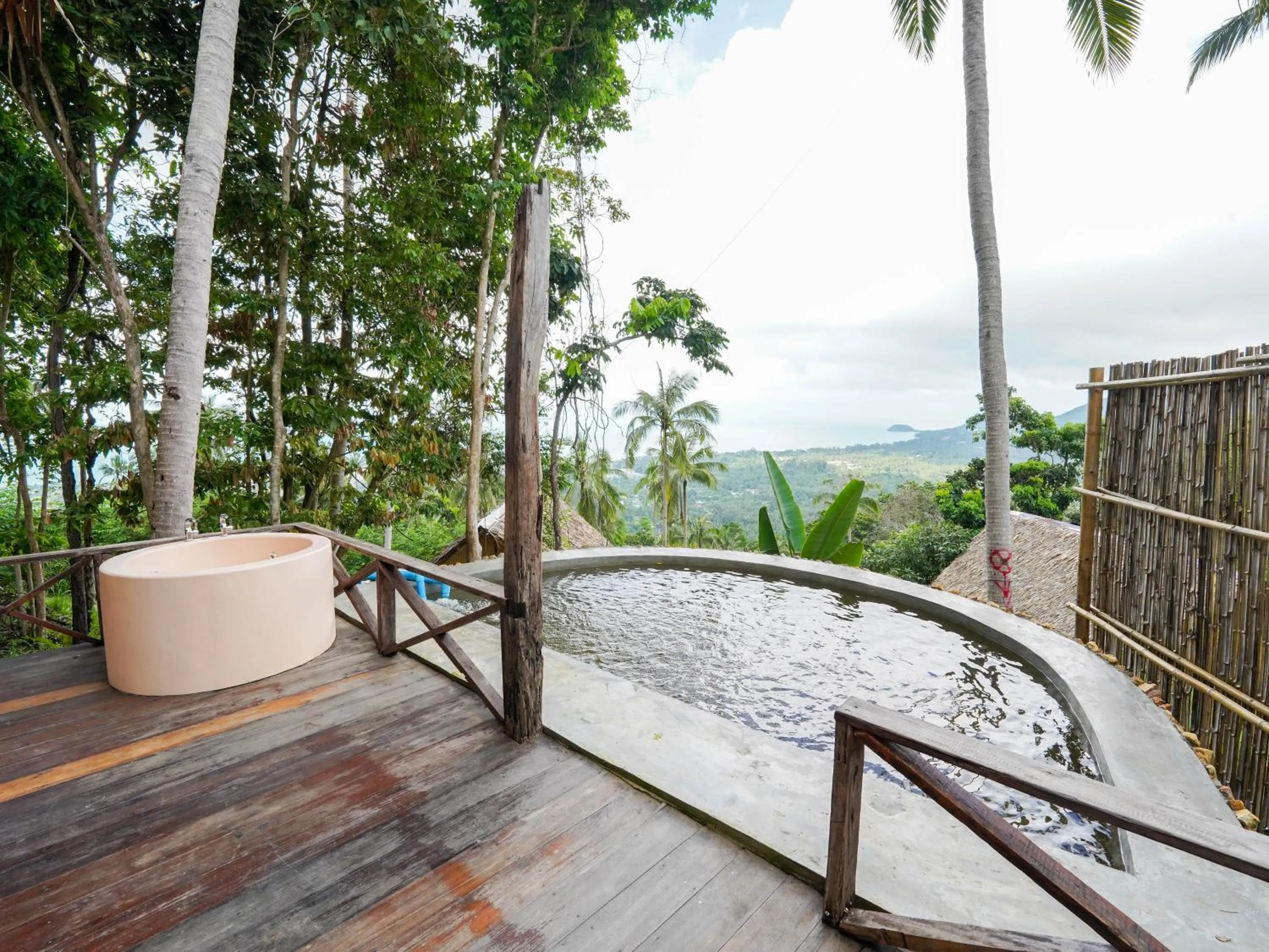 Balcony/Terrace in RoomQuest THEVA Resort Koh Samui