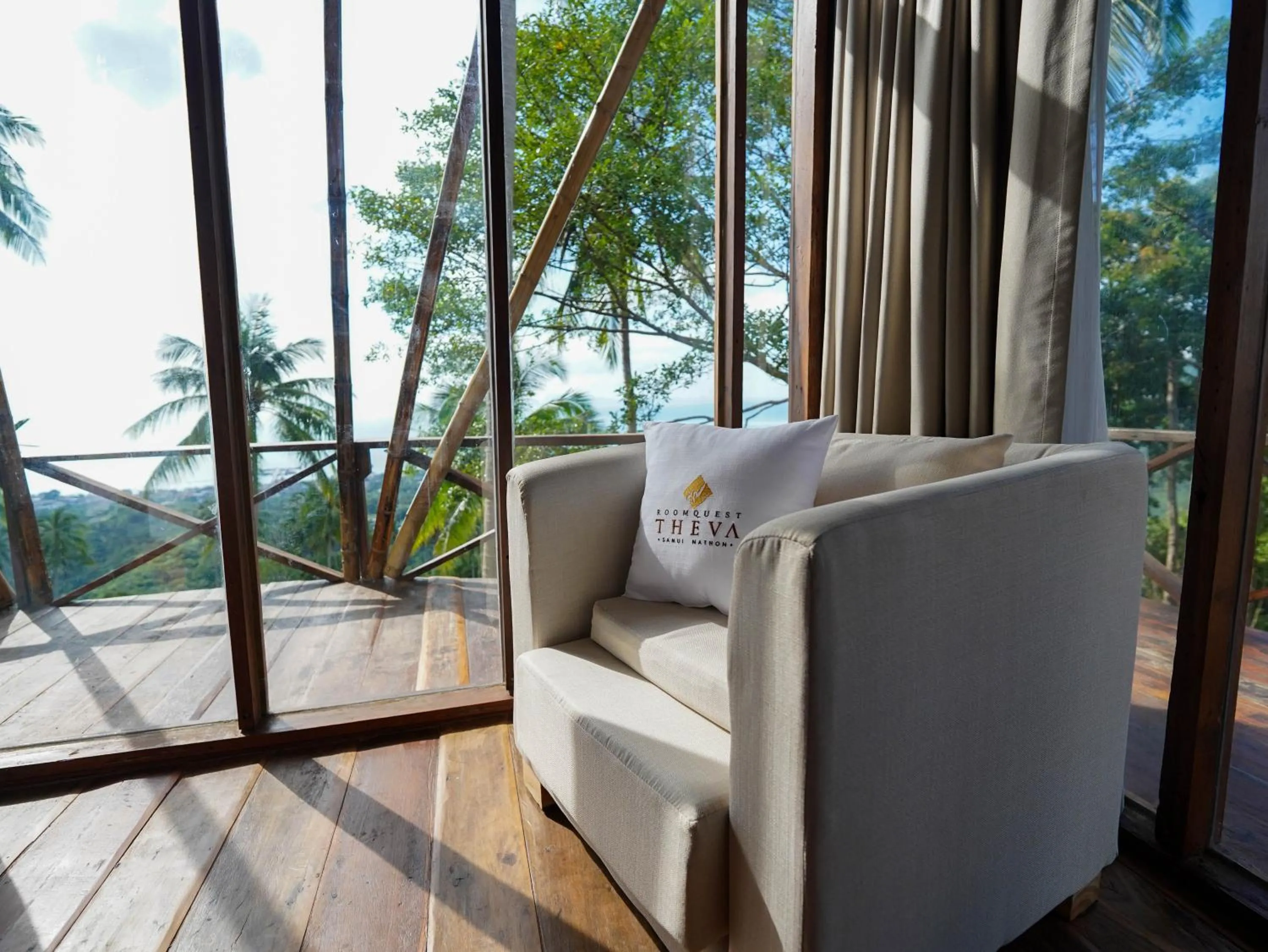 View (from property/room) in RoomQuest THEVA Resort Koh Samui