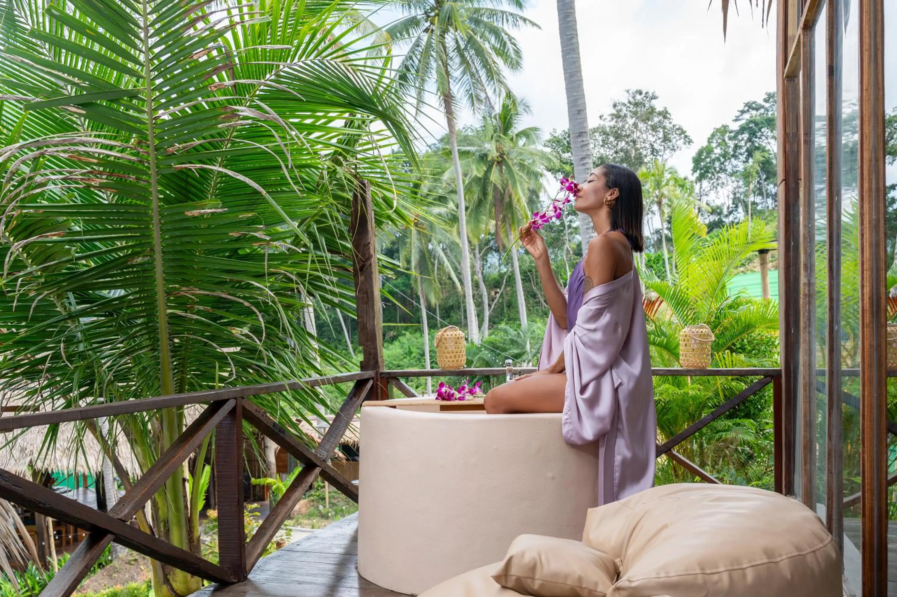 View (from property/room) in RoomQuest THEVA Resort Koh Samui