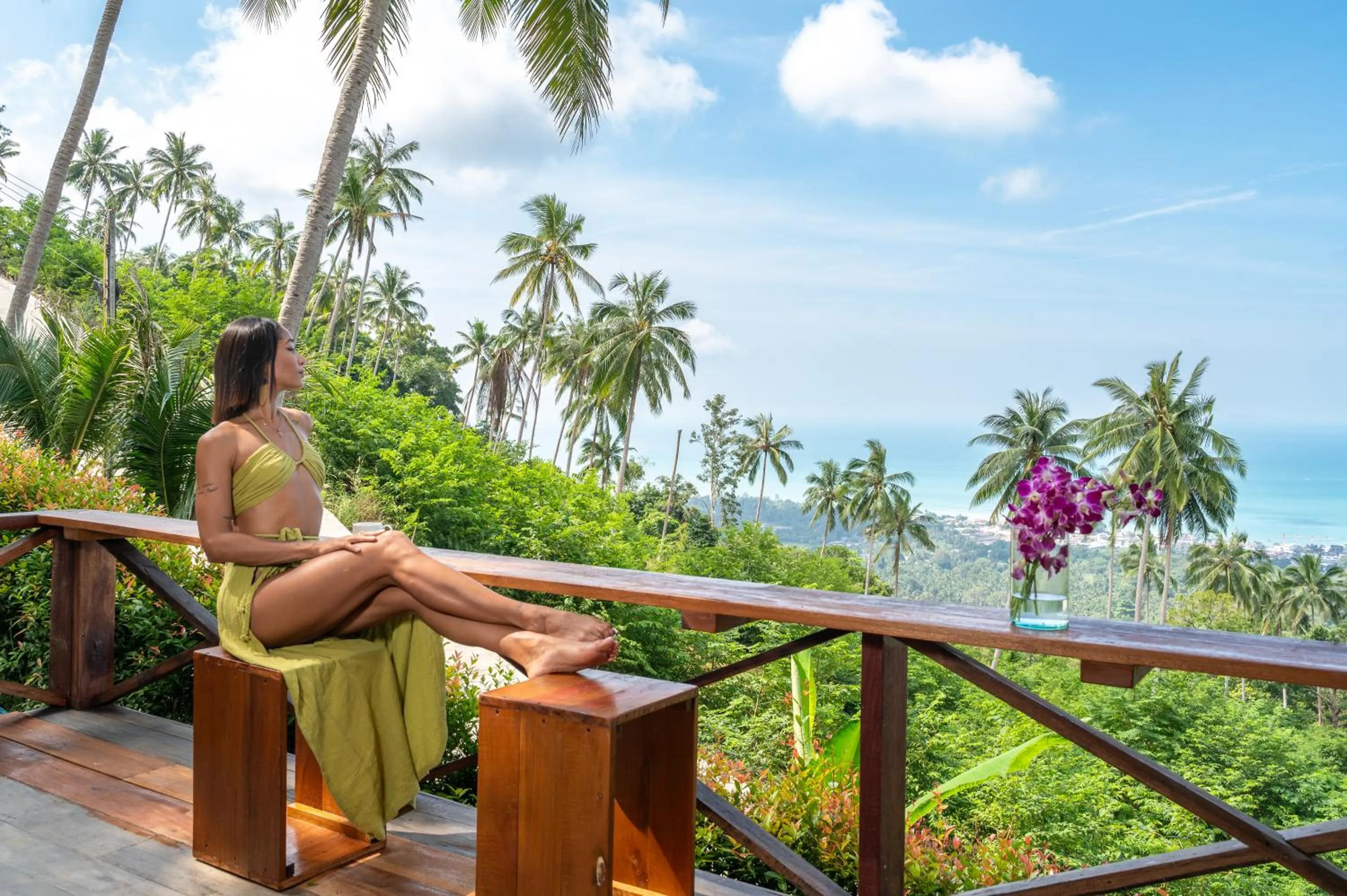 View (from property/room) in RoomQuest THEVA Resort Koh Samui