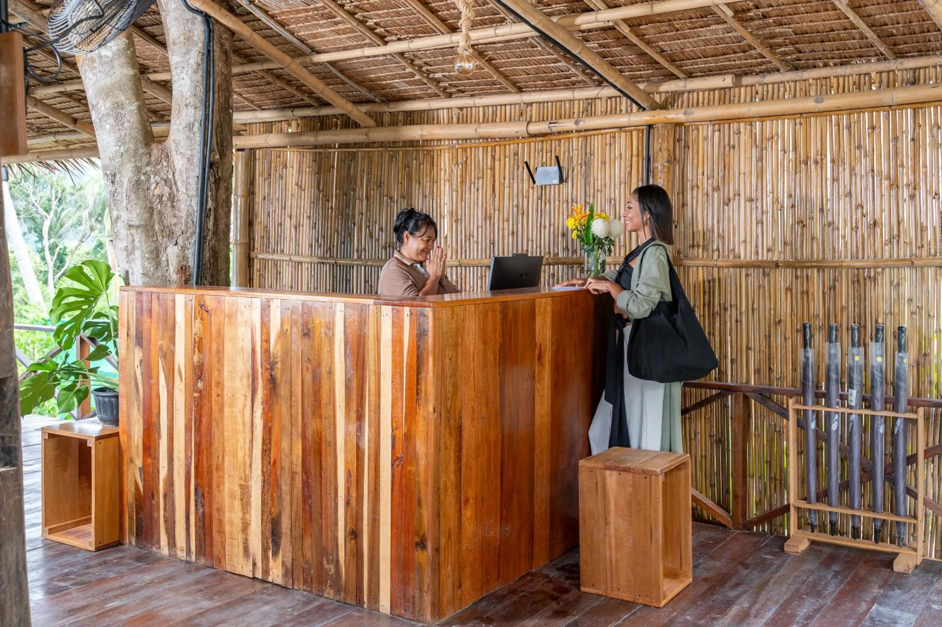 Staff in RoomQuest THEVA Resort Koh Samui