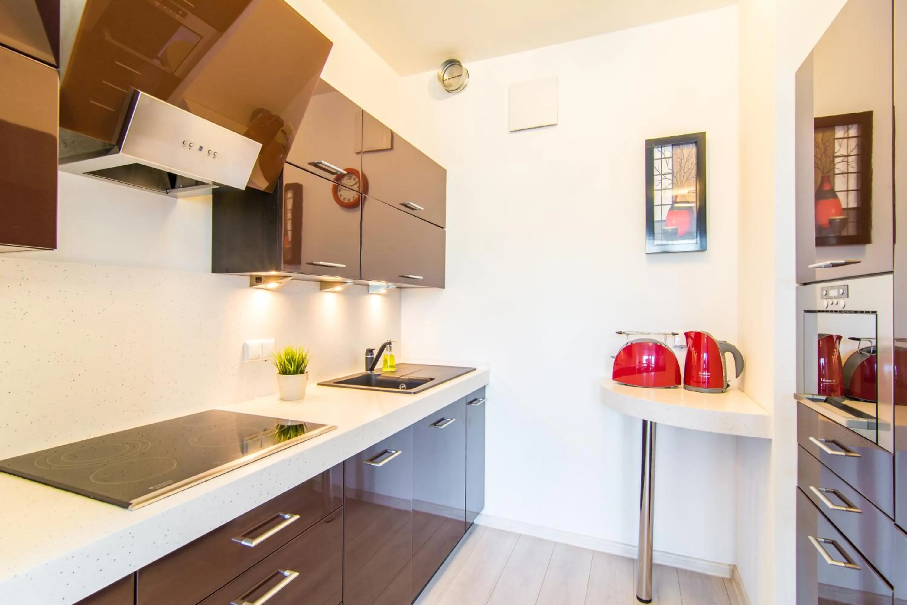 Kitchen or kitchenette in inQse Warsaw Centre