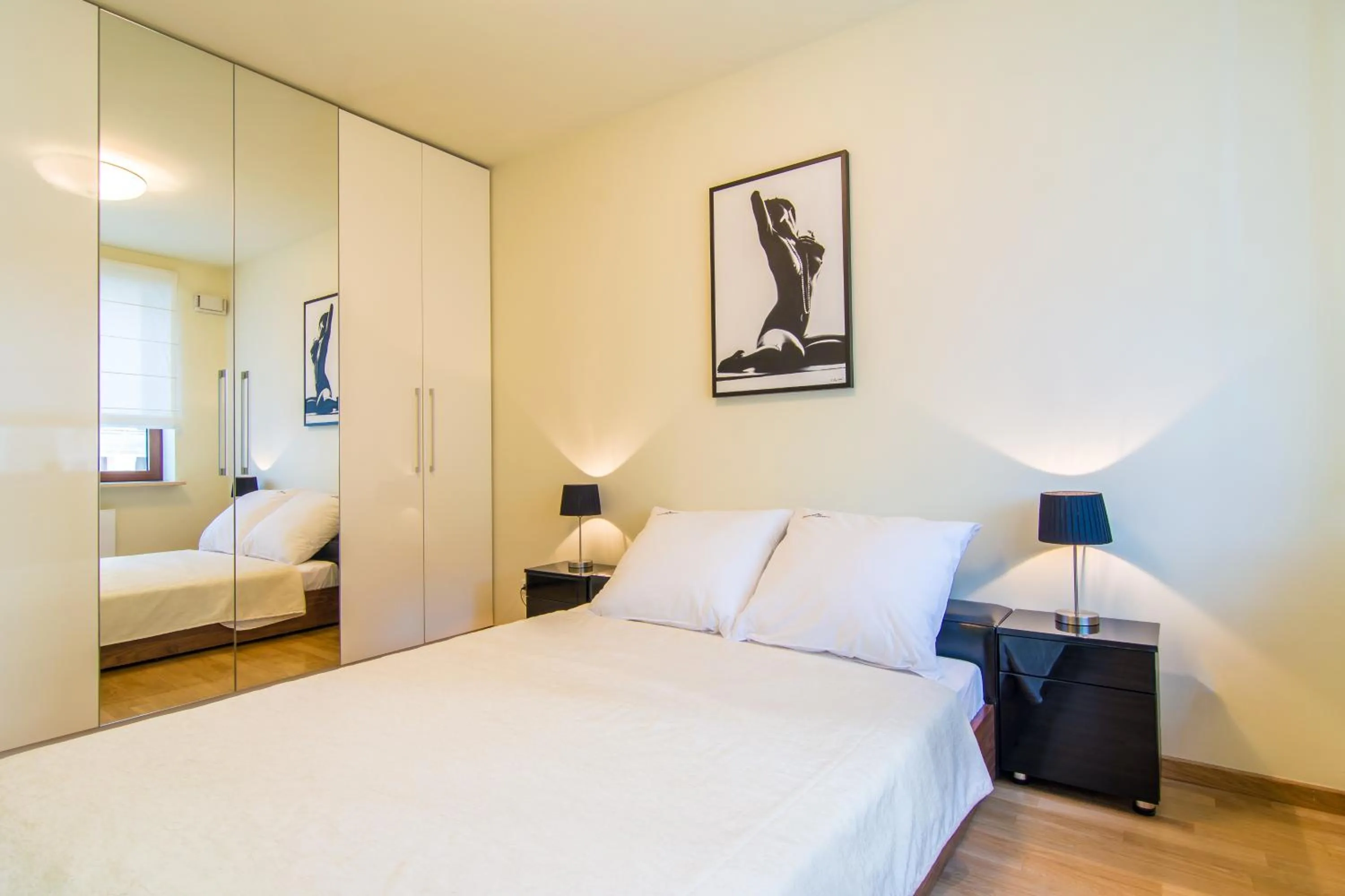 Bed in inQse Warsaw Centre