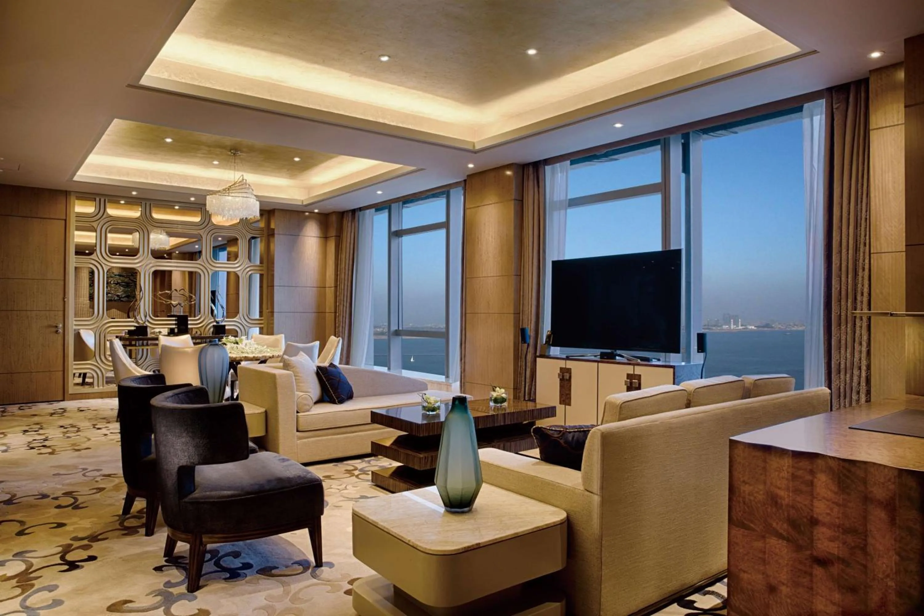 Living room in DoubleTree by Hilton Hotel Xiamen - Wuyuan Bay