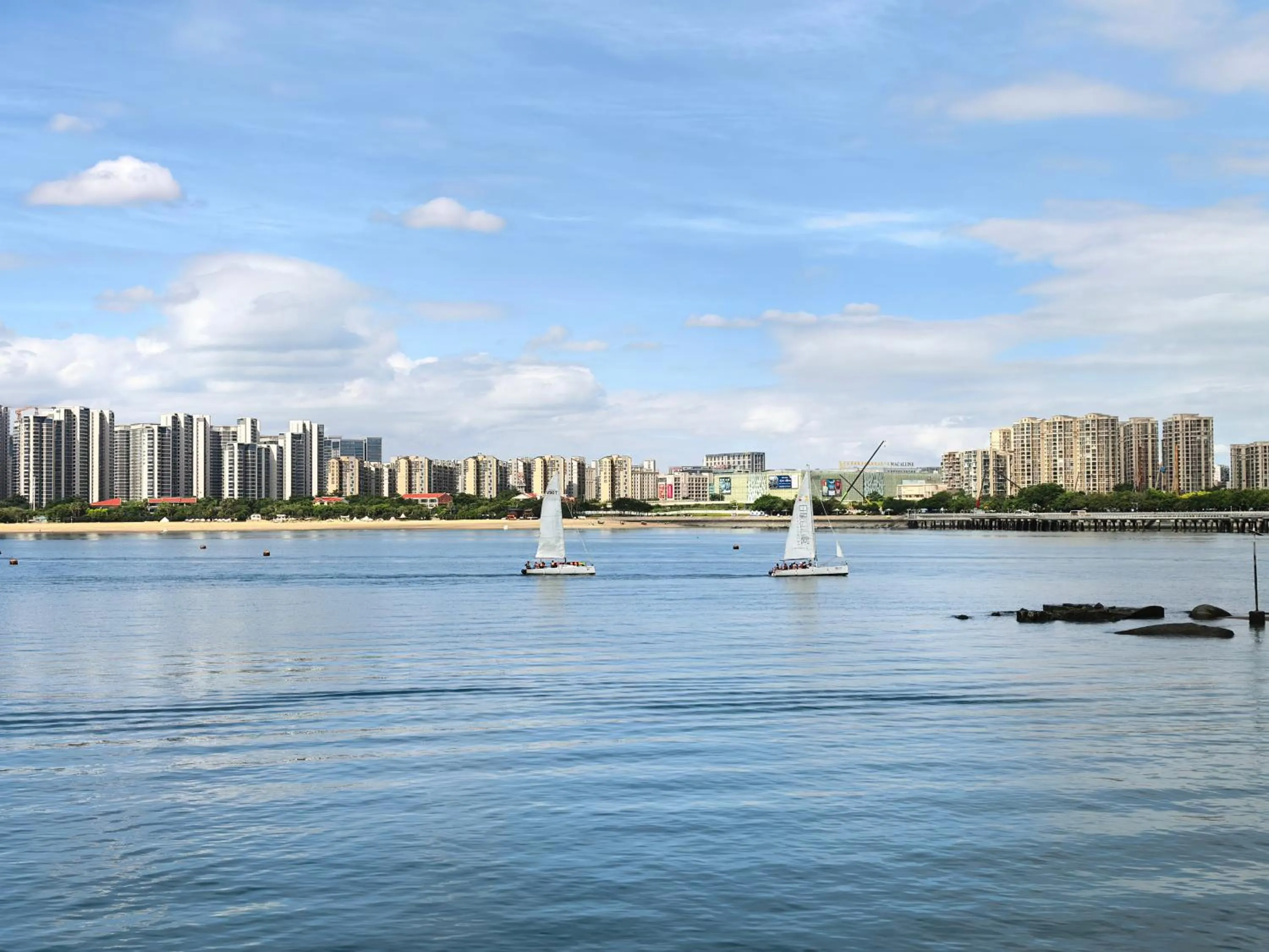 Sea view in DoubleTree by Hilton Hotel Xiamen - Wuyuan Bay