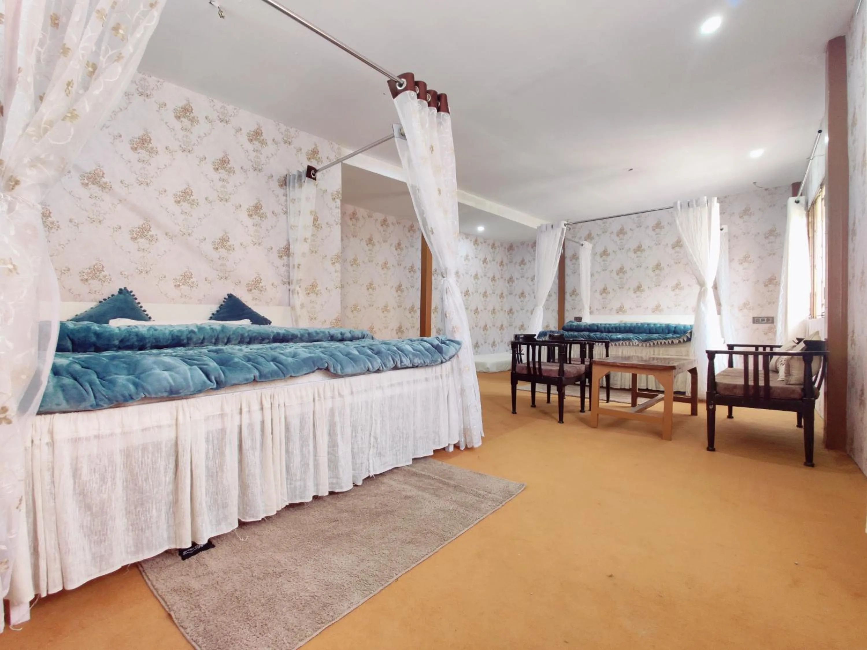 View (from property/room), Bed in The Rare Ones, Bhalugaad Resort and game Zone