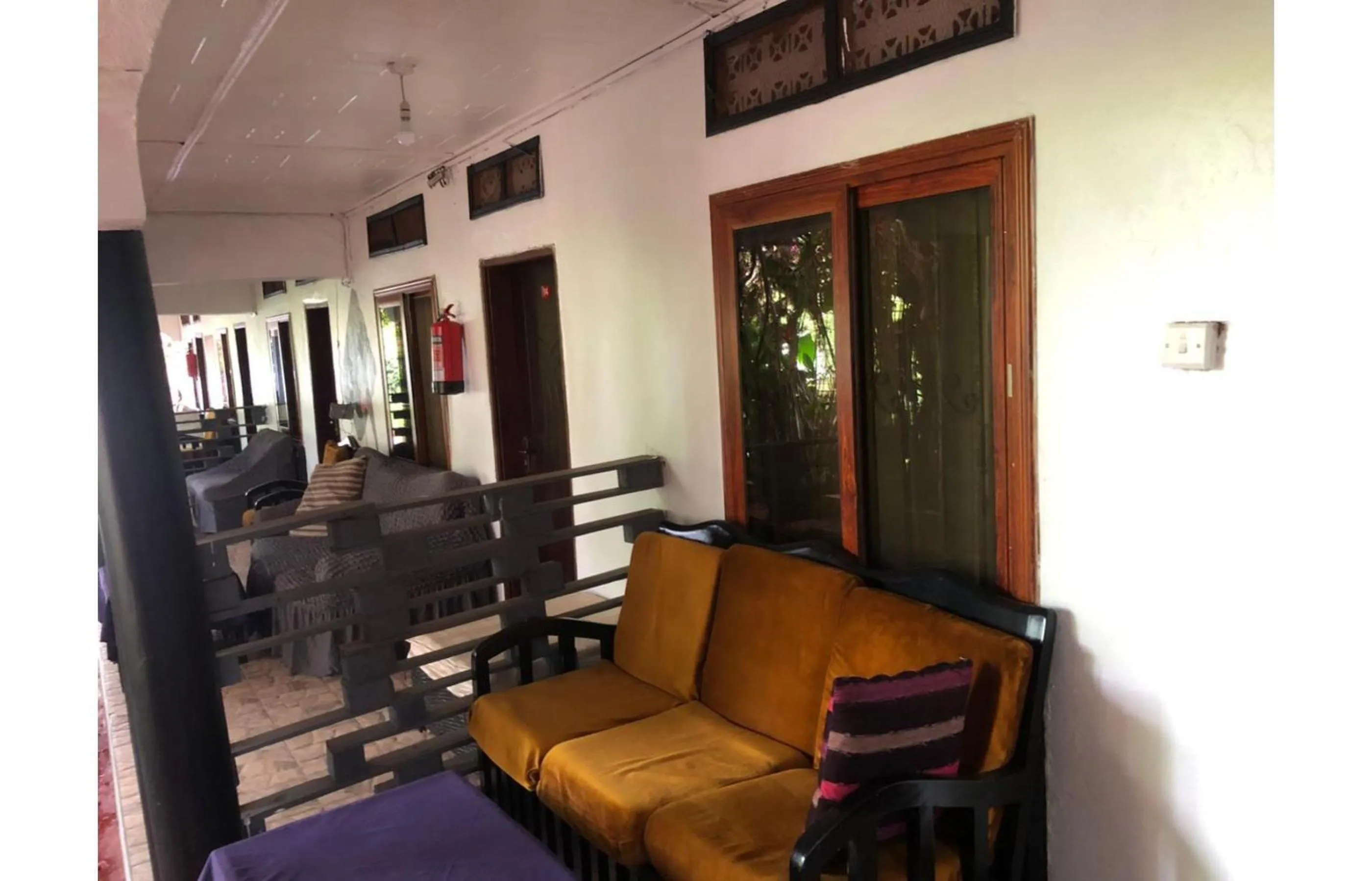 Living room in Gorilla African Guest House