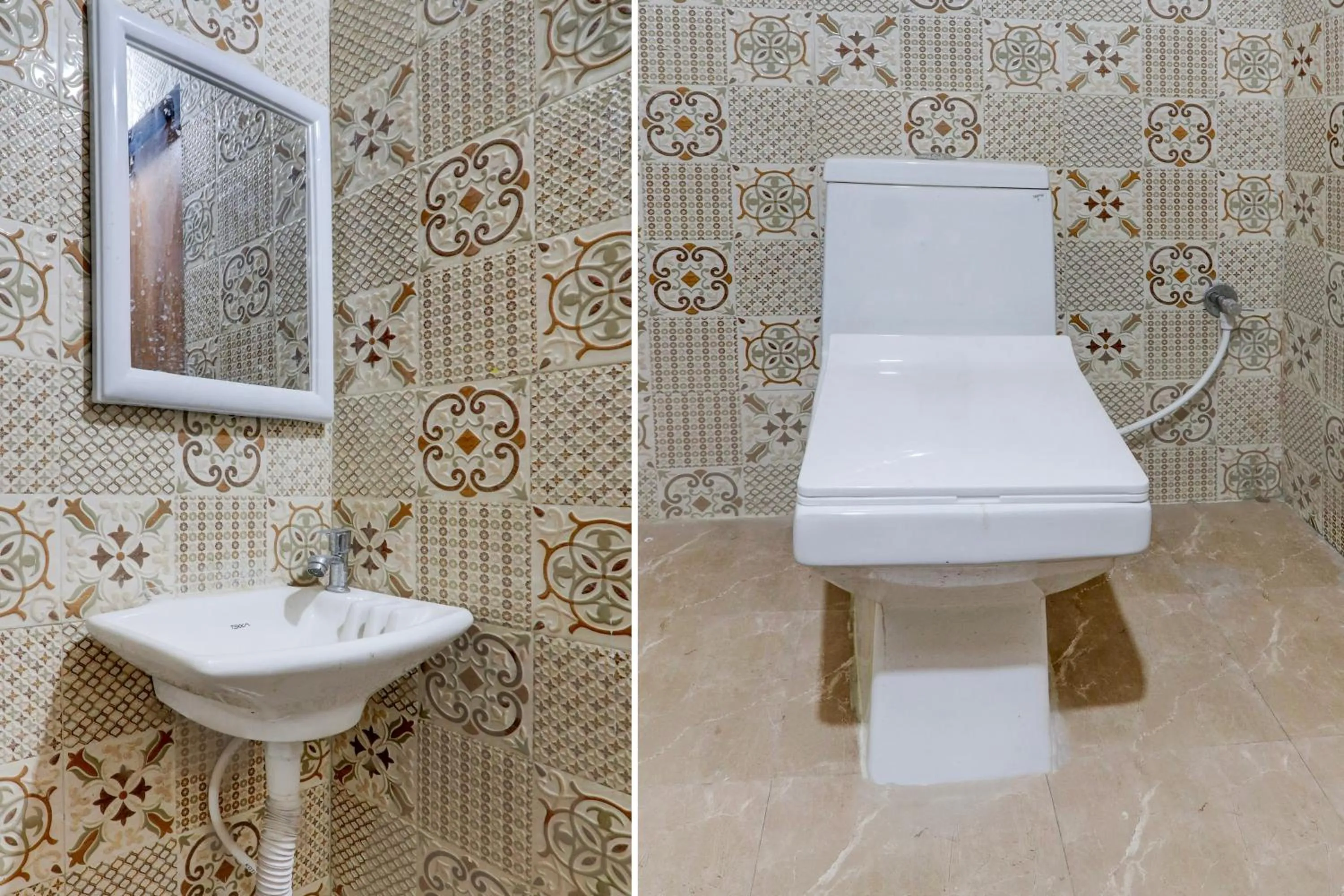 Bathroom in Super Collection O Madhapur Near Cyber Tower