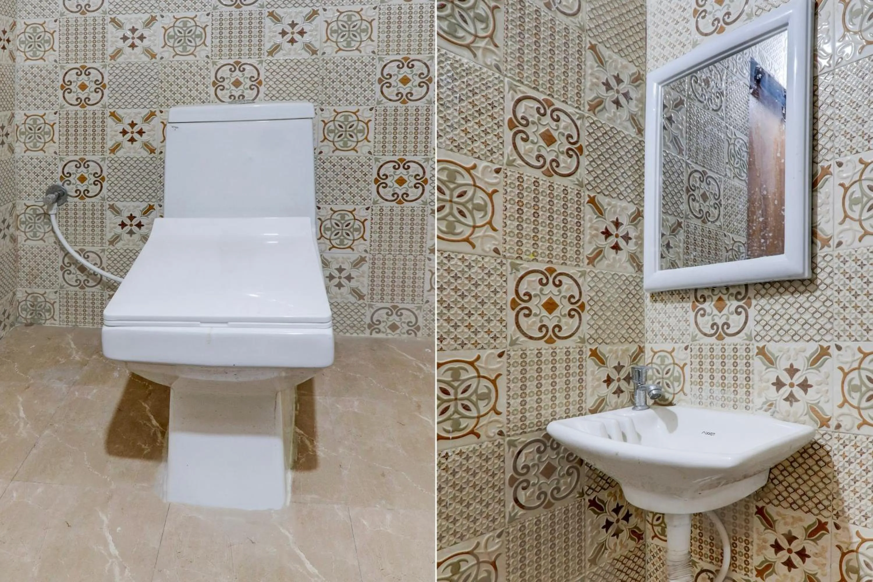 Bathroom in Super Collection O Madhapur Near Cyber Tower