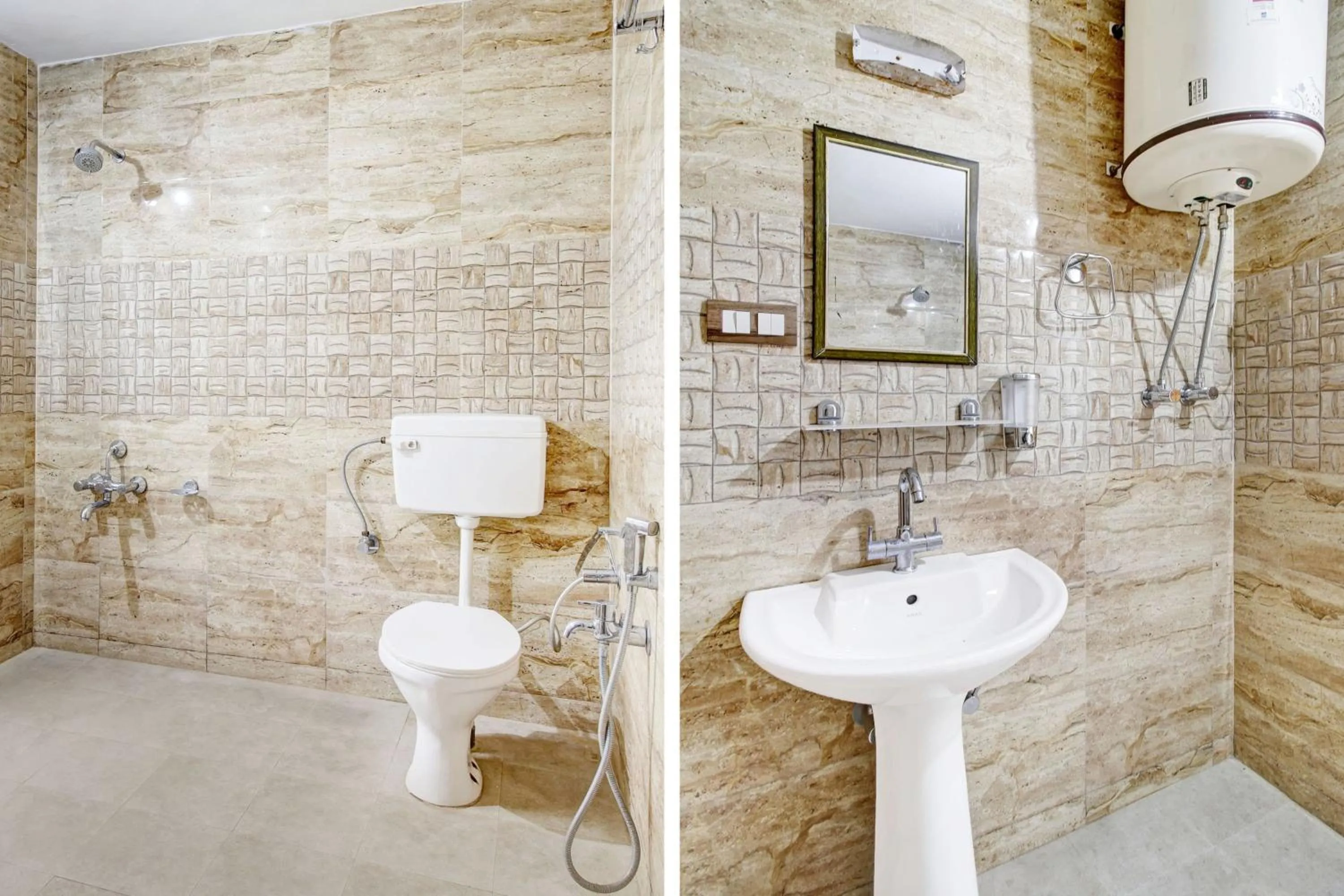 Bathroom in Super Collection O Rajbagh formerly Lavender