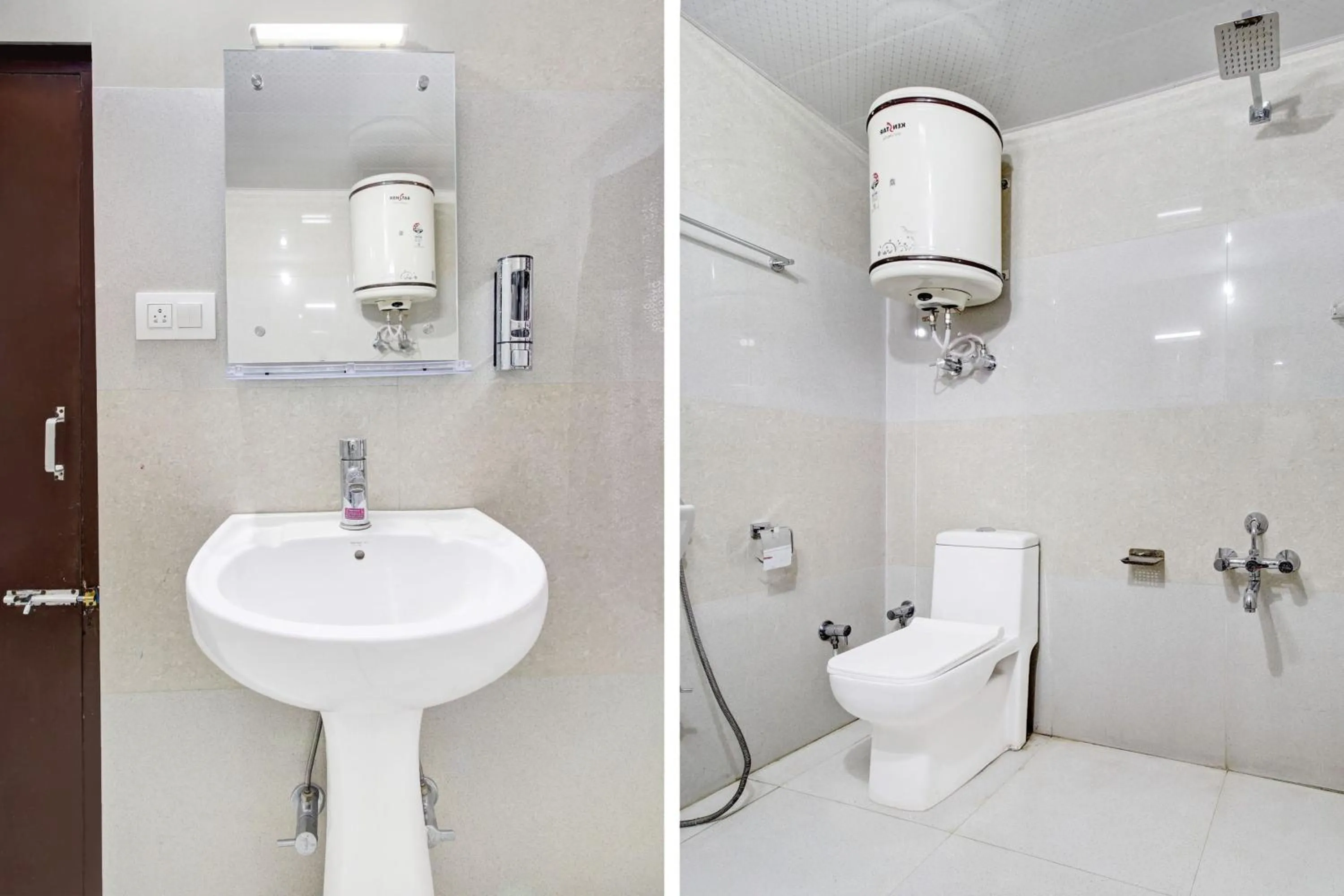 Bathroom in Super Collection O Rajbagh formerly Lavender