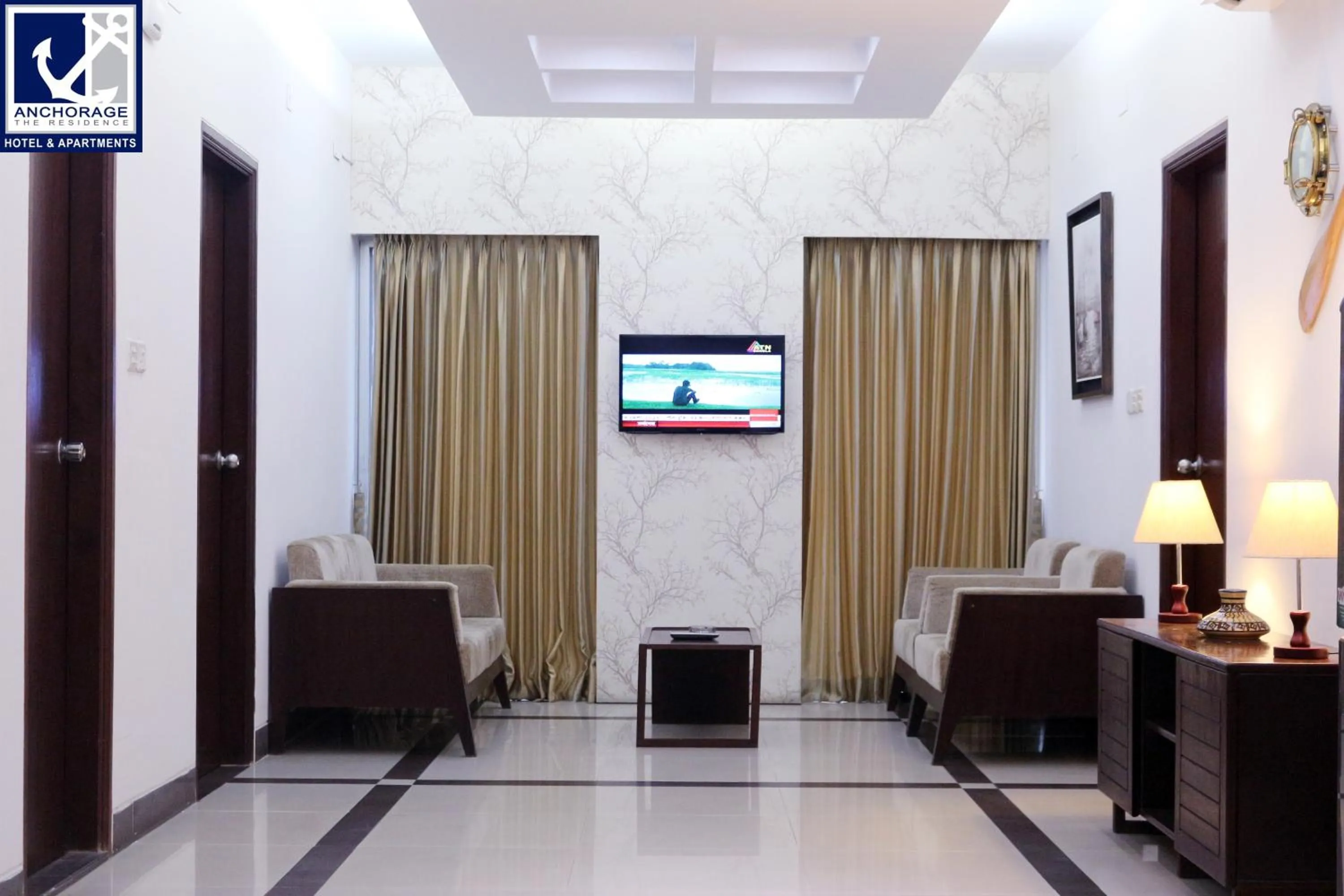 Living room in Anchorage The Residence