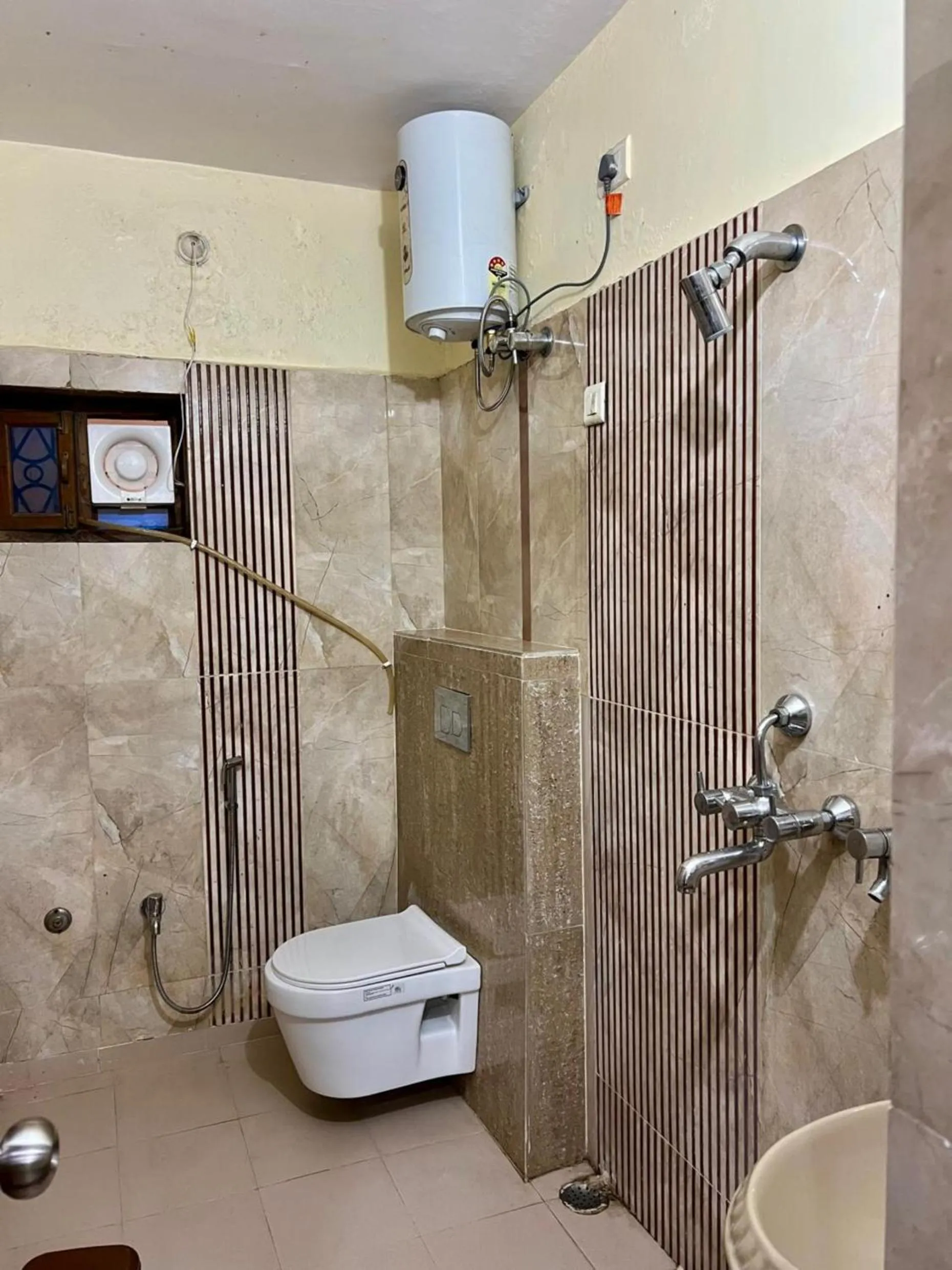 Shower in Om Kashi Villa