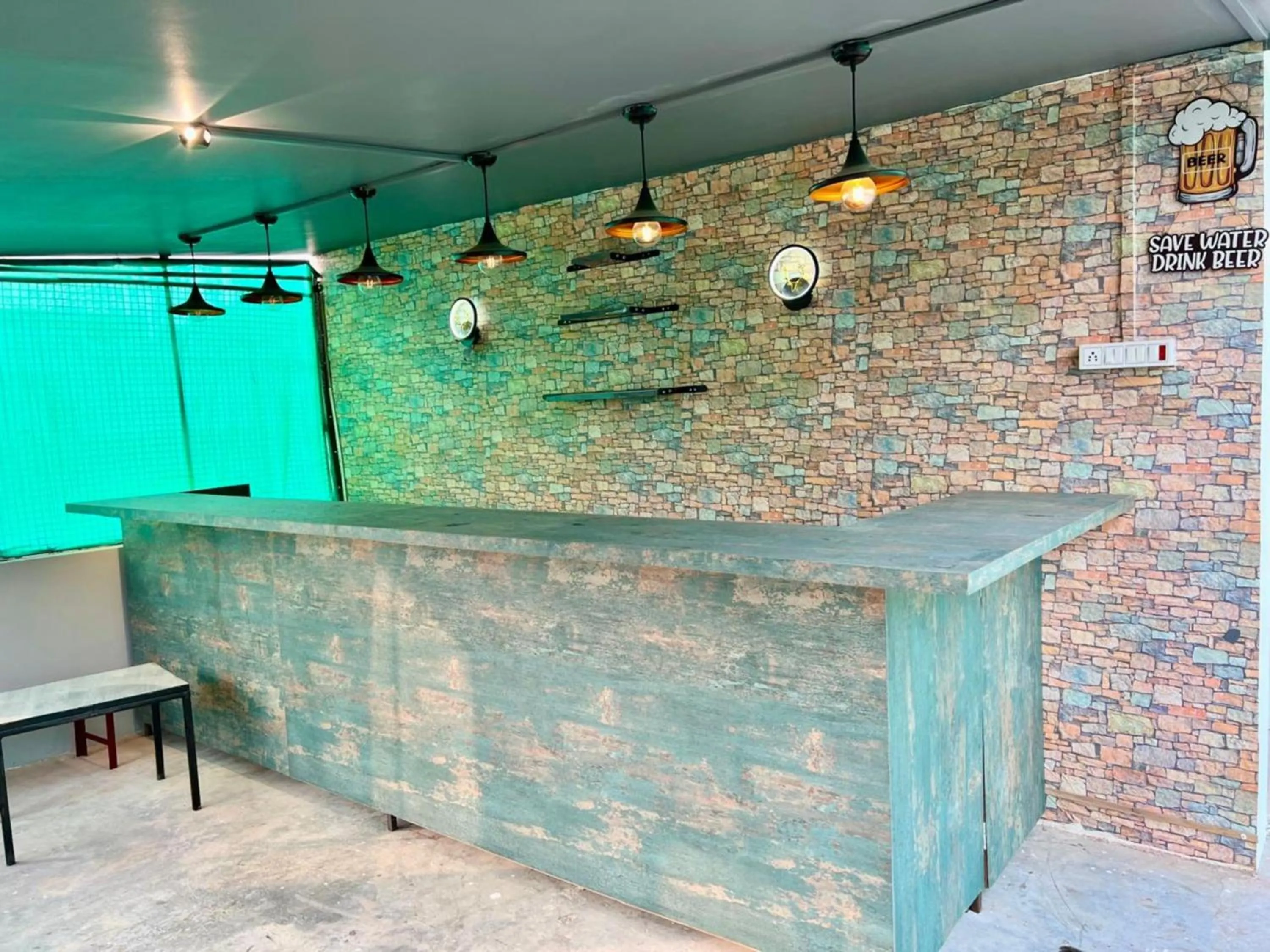 Lounge or bar in Om Kashi Villa