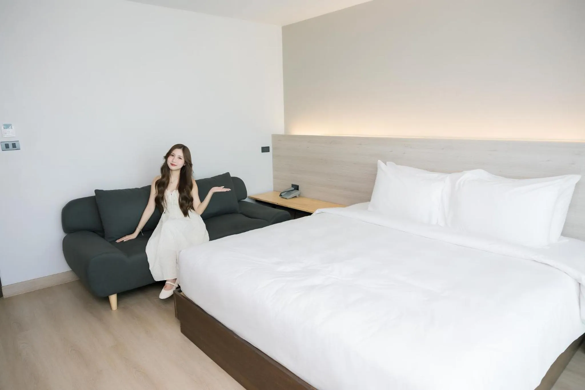 Bed in The Horizon Groove Hotel