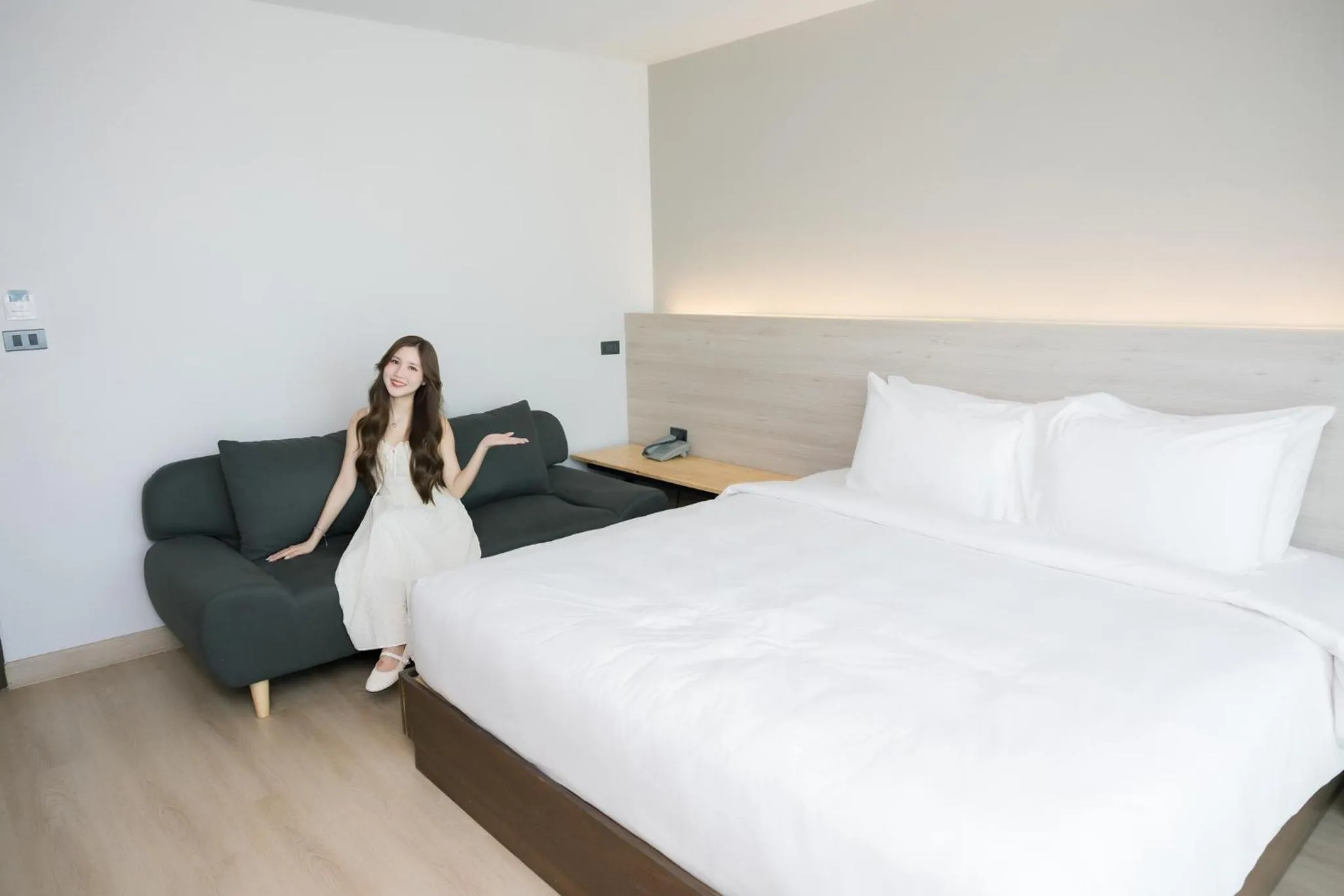 Bed in The Horizon Groove Hotel