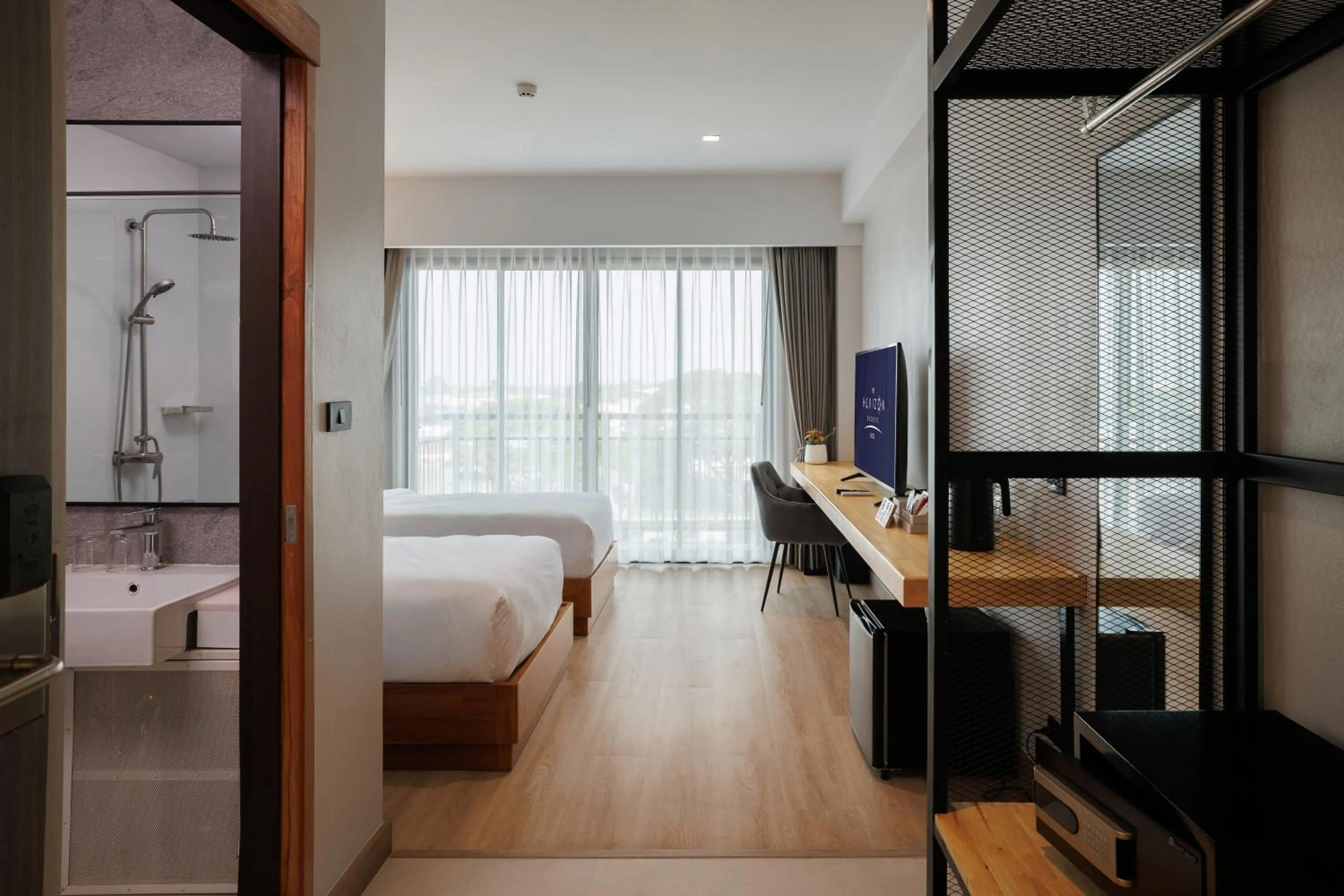 Bed in The Horizon Groove Hotel