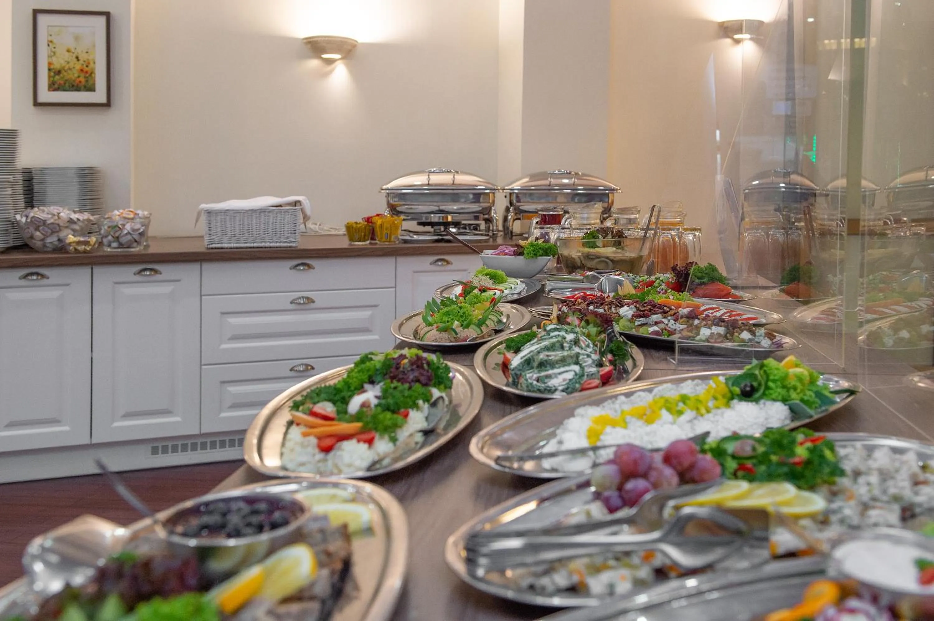 Buffet breakfast in Hotel Rigga