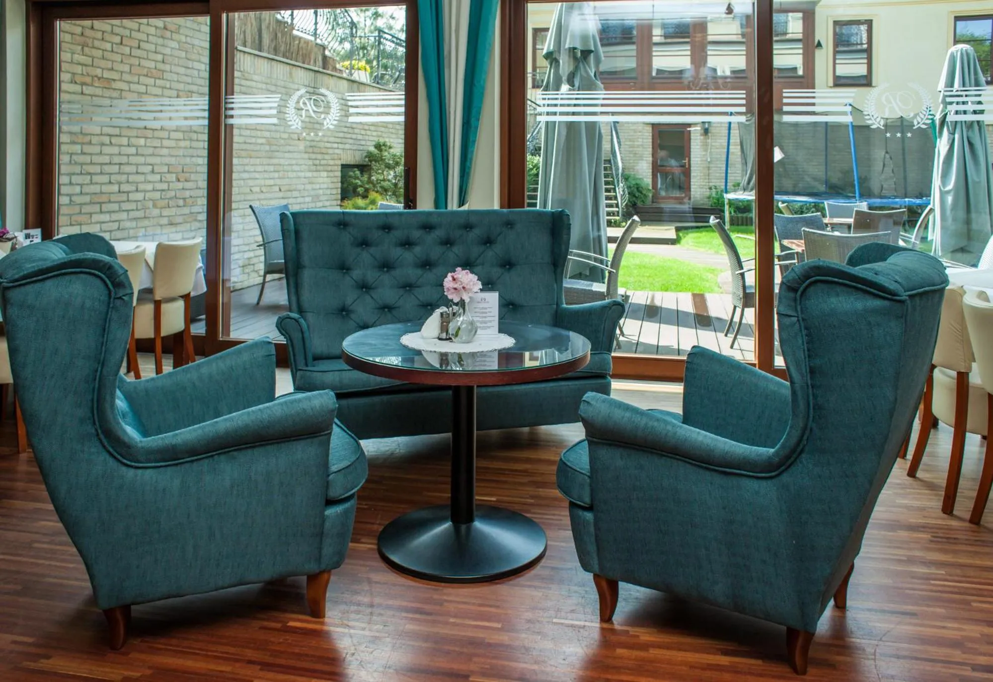 Seating area in Hotel Rigga