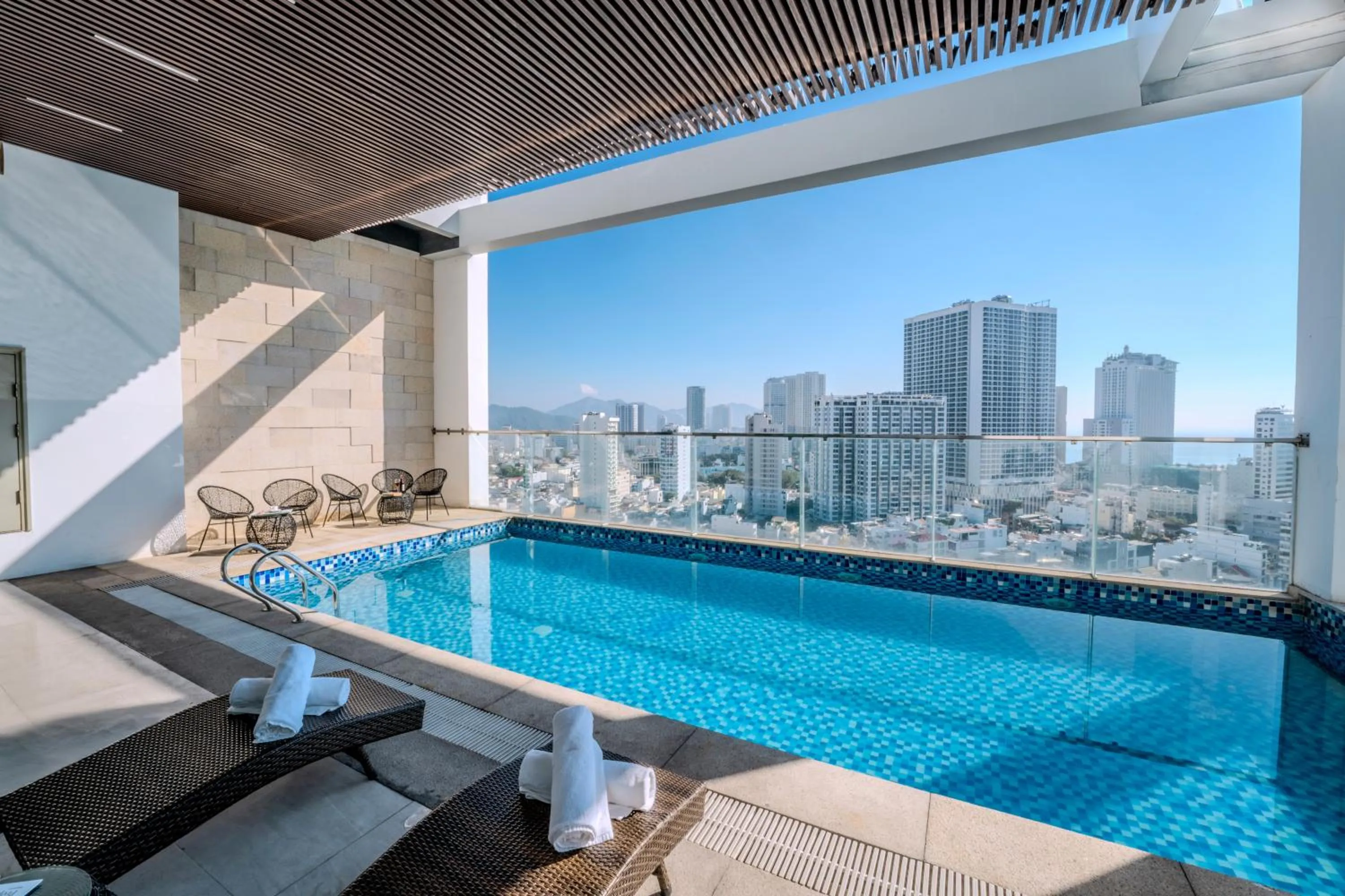 Swimming pool in Astica Hotel Nha trang