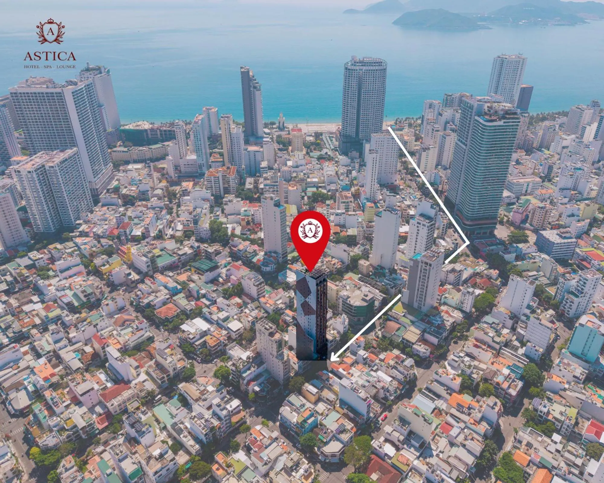 Location in Astica Hotel Nha trang