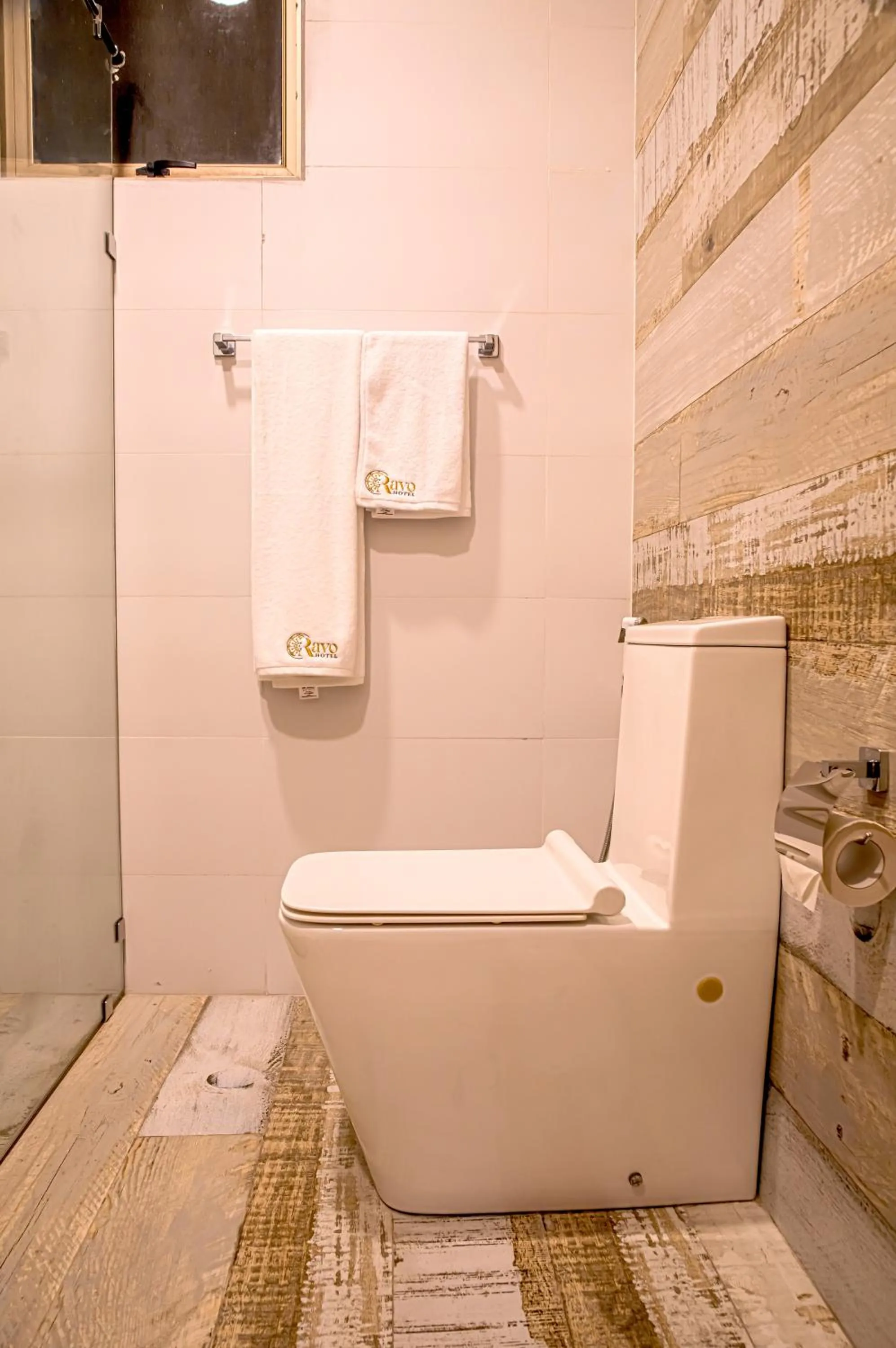 Toilet in Ravo Hotel