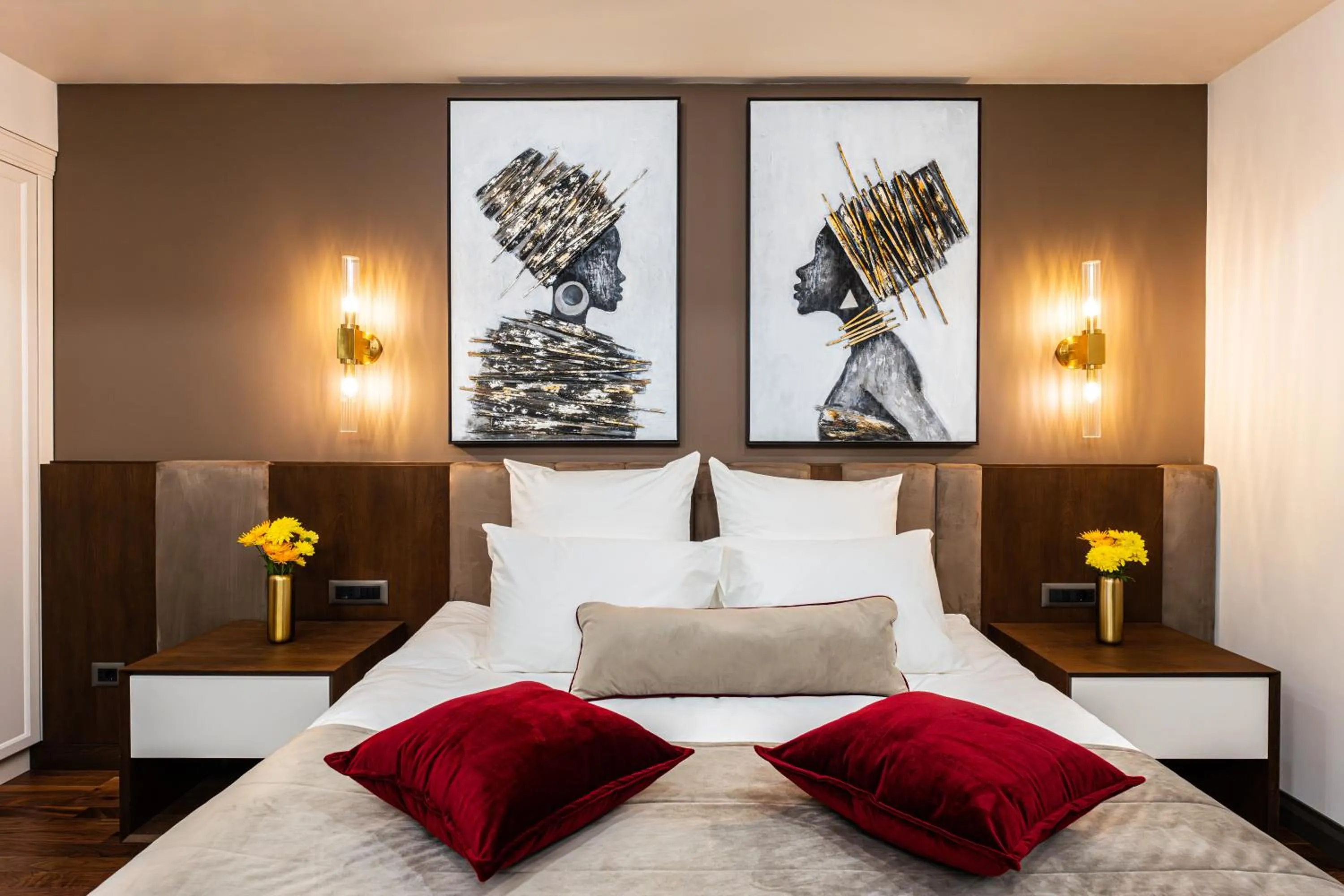 Bed in HOTEL METROPOL Club House