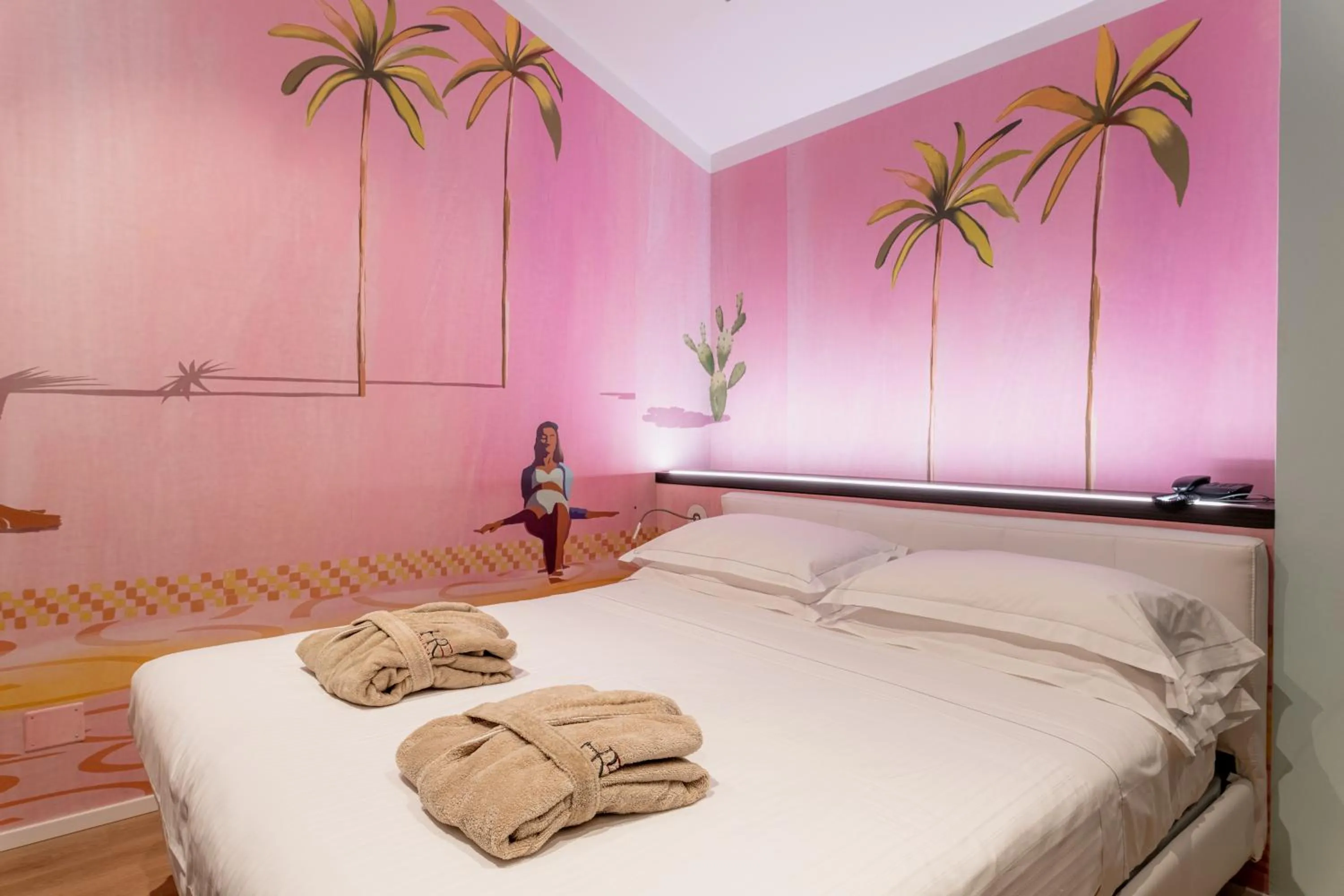 View (from property/room), Bed in Hotel Residence Esplanade