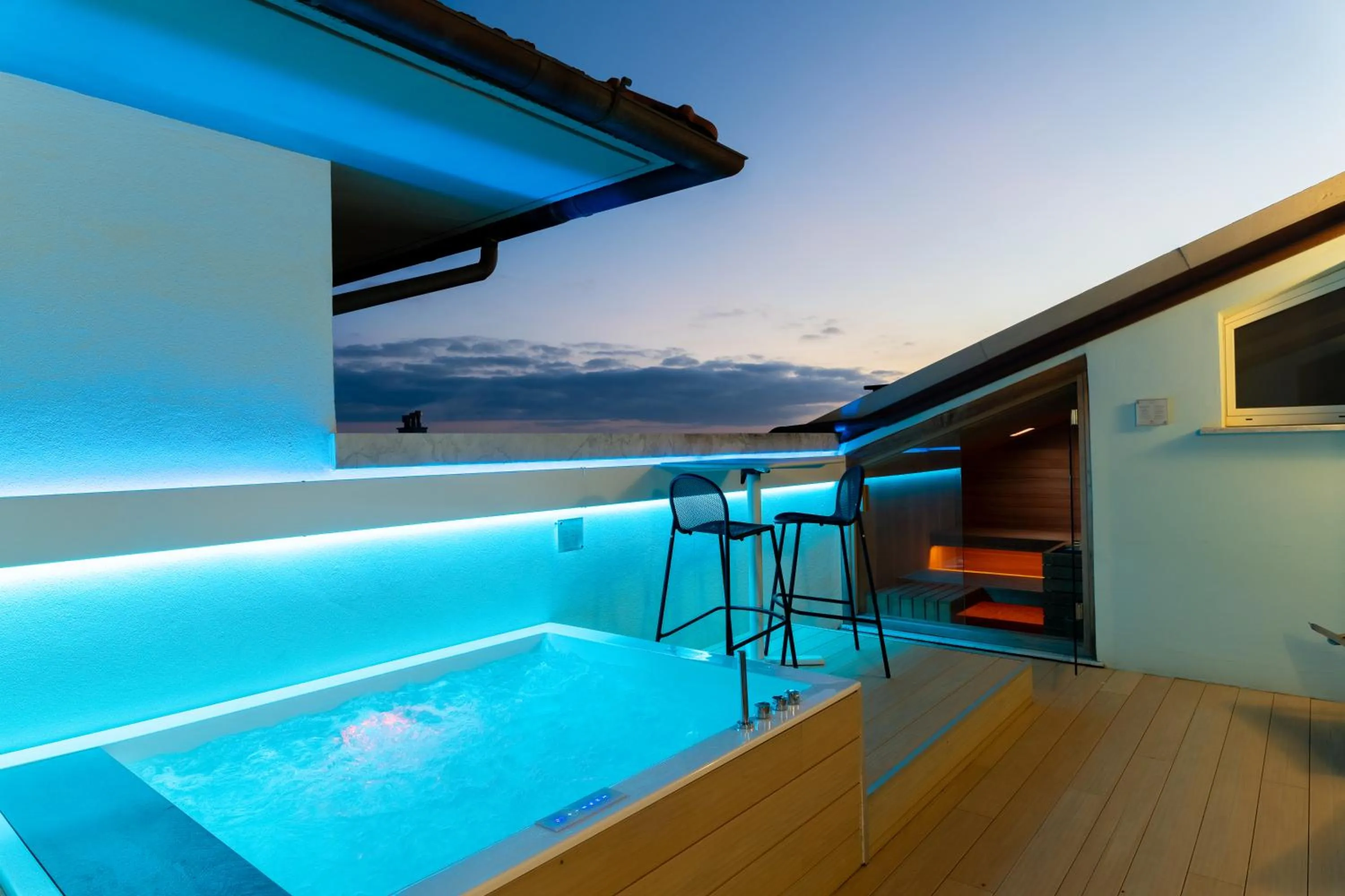 Hot Tub in Hotel Residence Esplanade