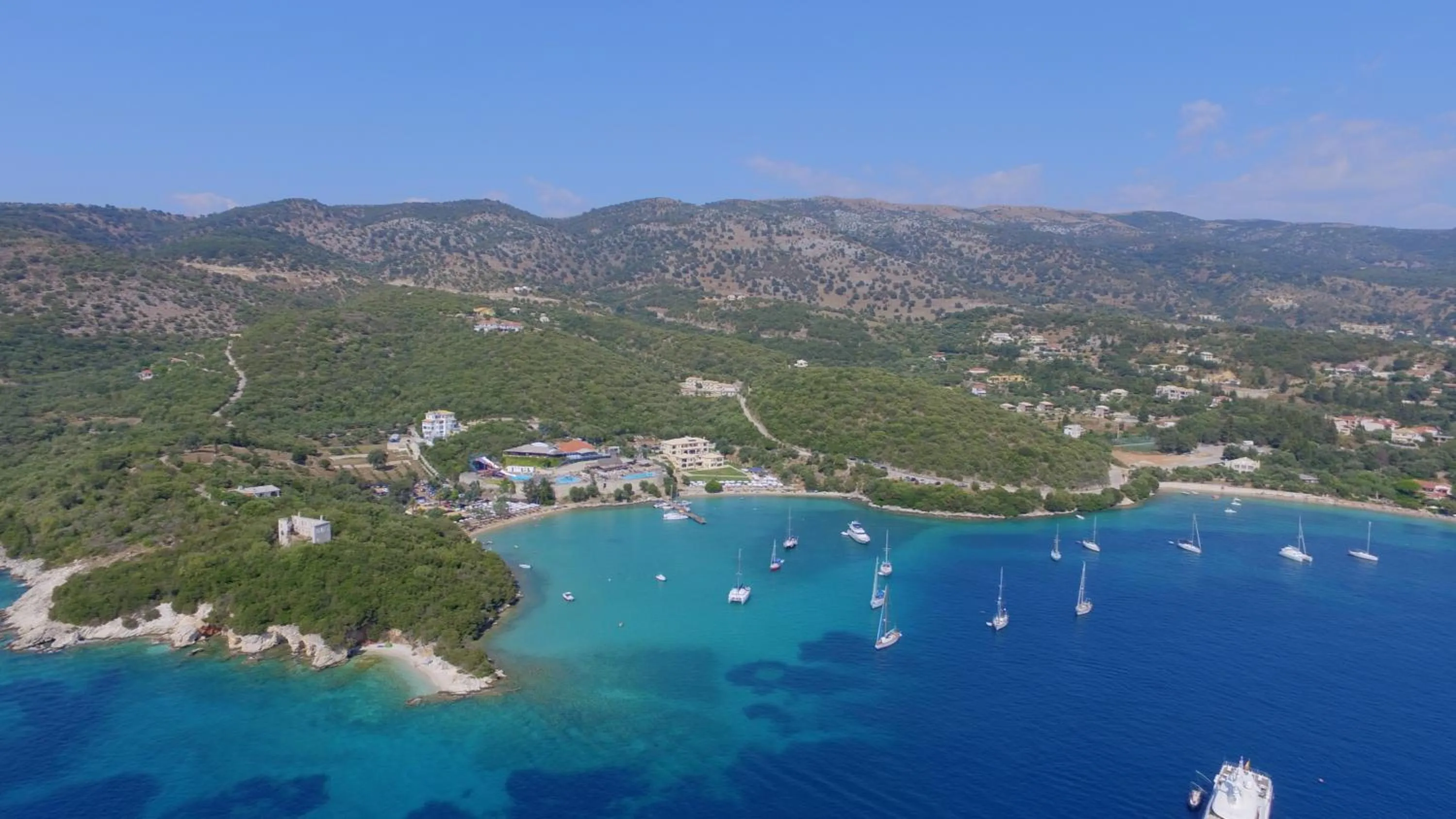 Bird's eye view in Sivota Gold