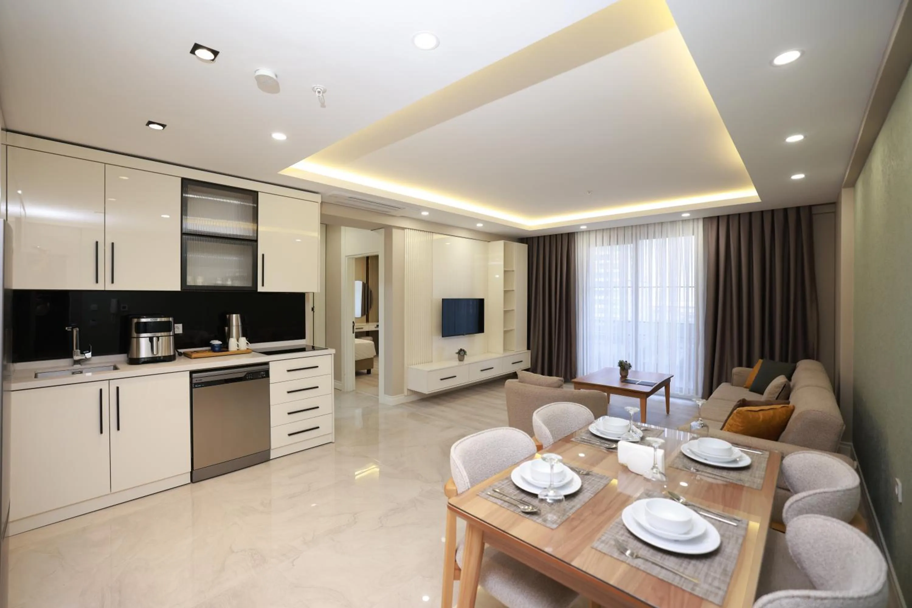 Kitchen or kitchenette in Anemon Diyarbakır Suit Hotel