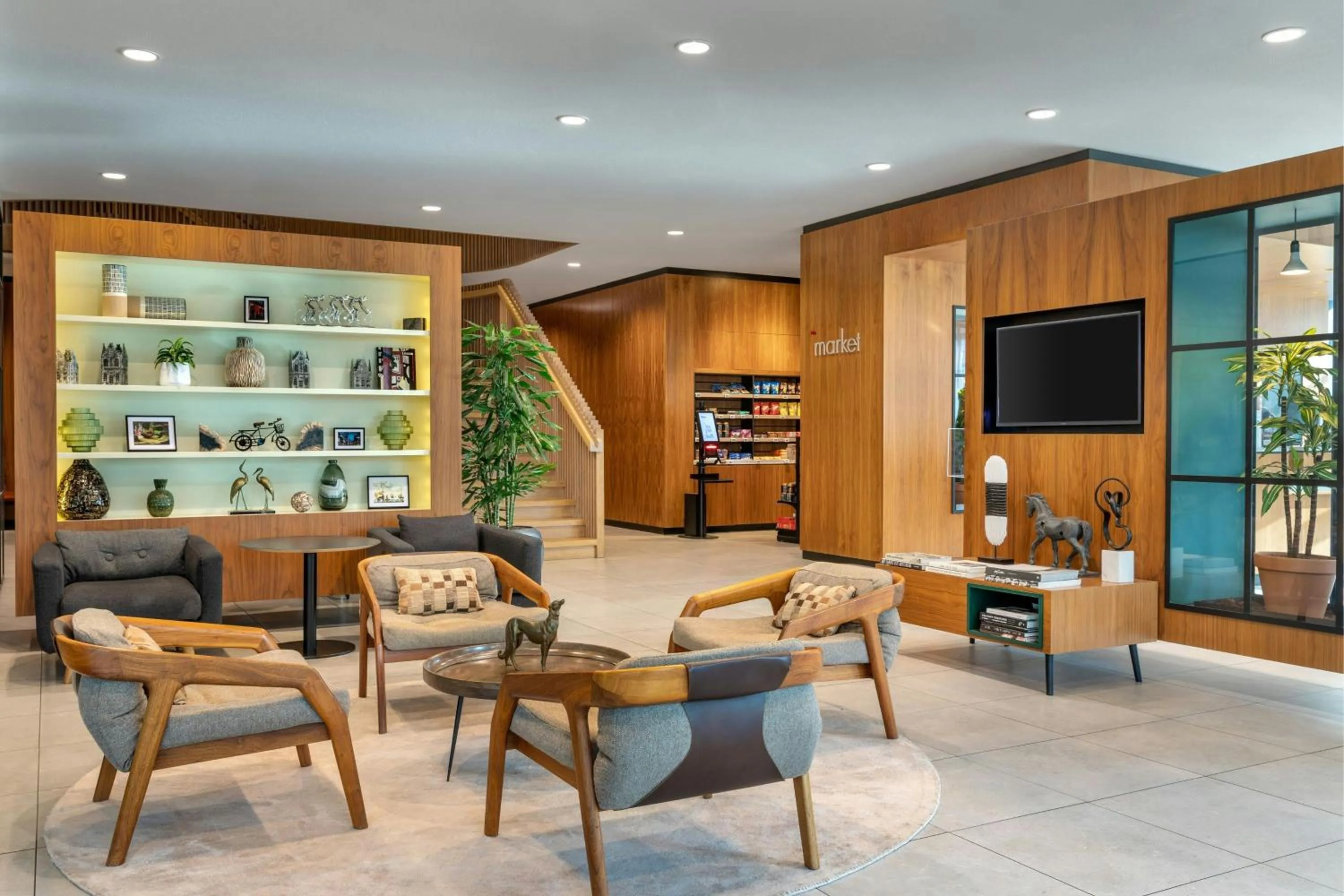 Lobby or reception in Courtyard by Marriott Amsterdam Arena Atlas