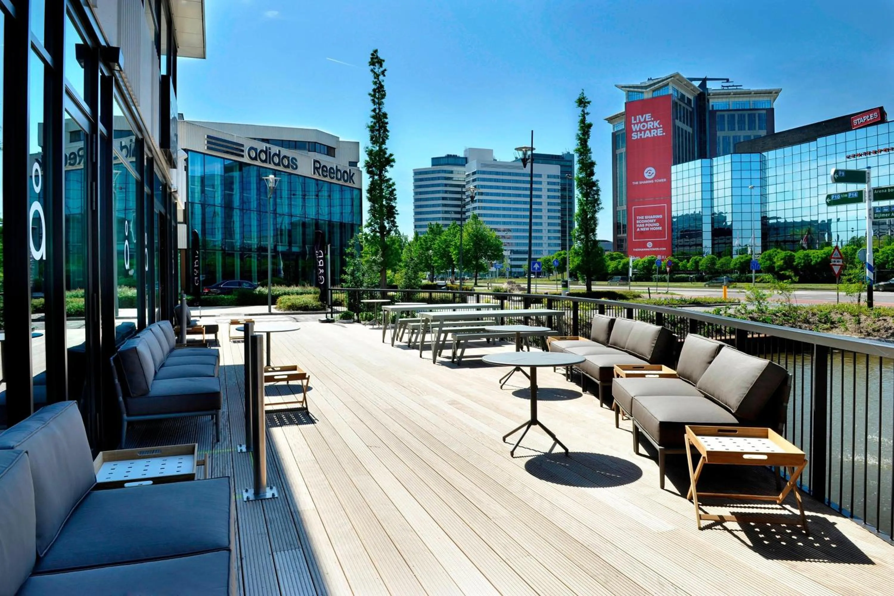 Restaurant/places to eat in Courtyard by Marriott Amsterdam Arena Atlas
