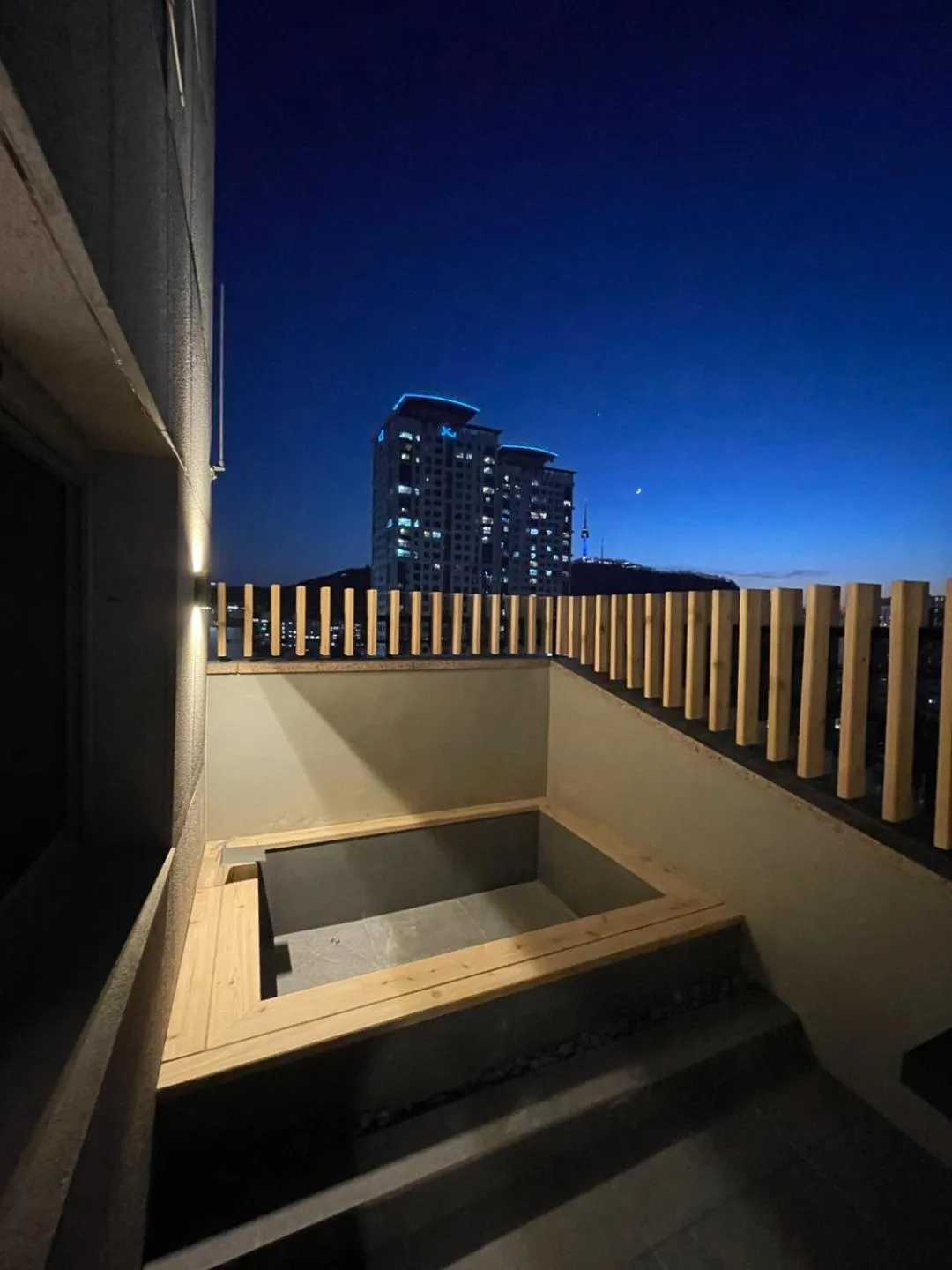 Balcony/Terrace in New Blanc Central Myeongdong