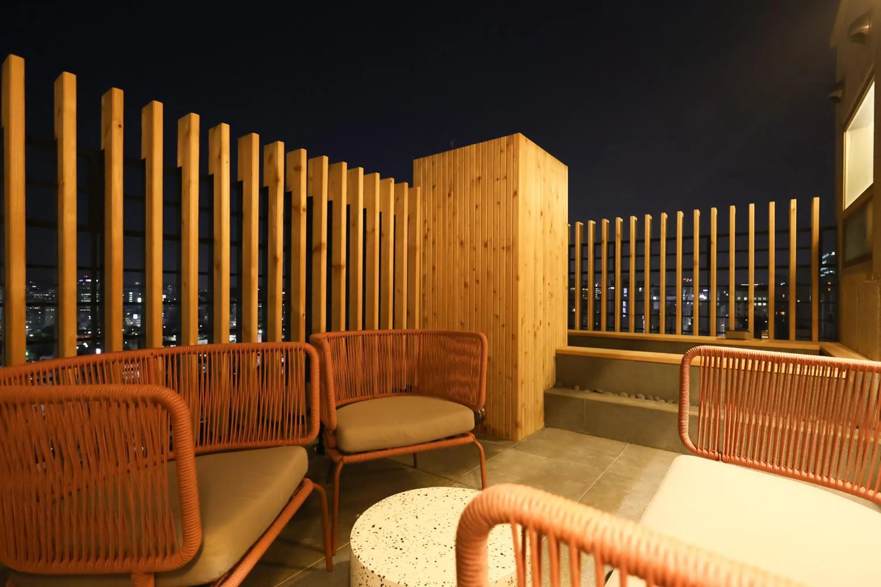 Balcony/Terrace in New Blanc Central Myeongdong