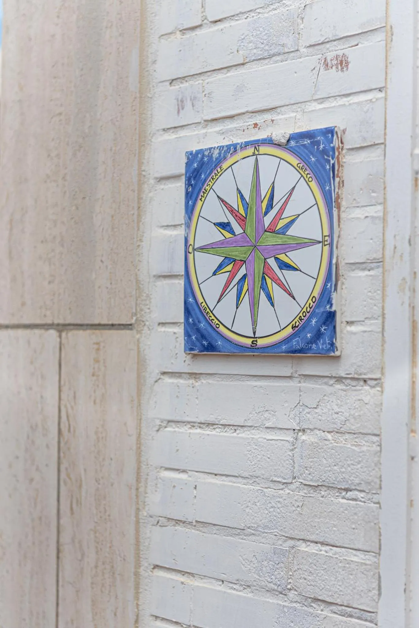 Decorative detail in Villino dei Coralli