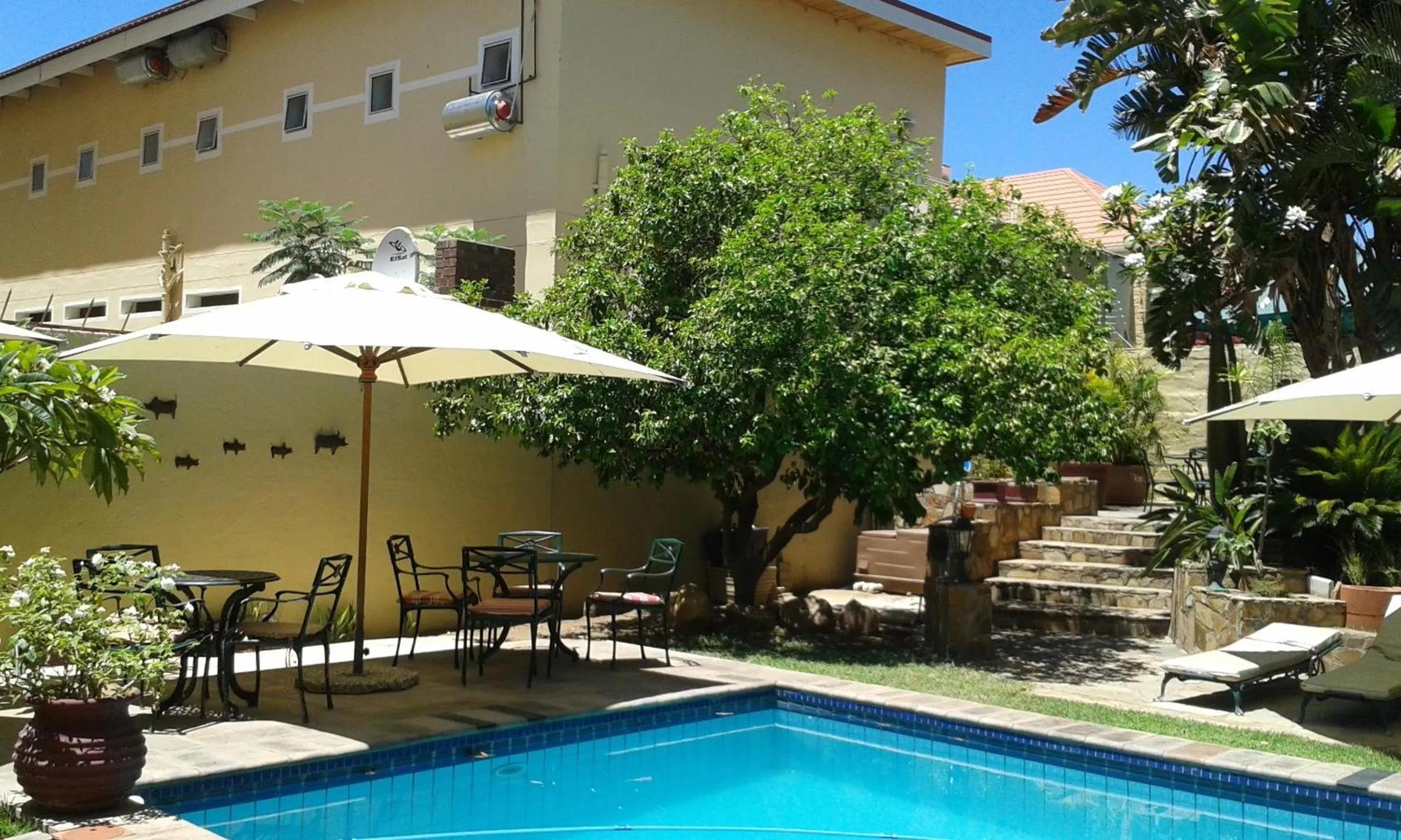 Swimming pool in Hotel Pension Steiner