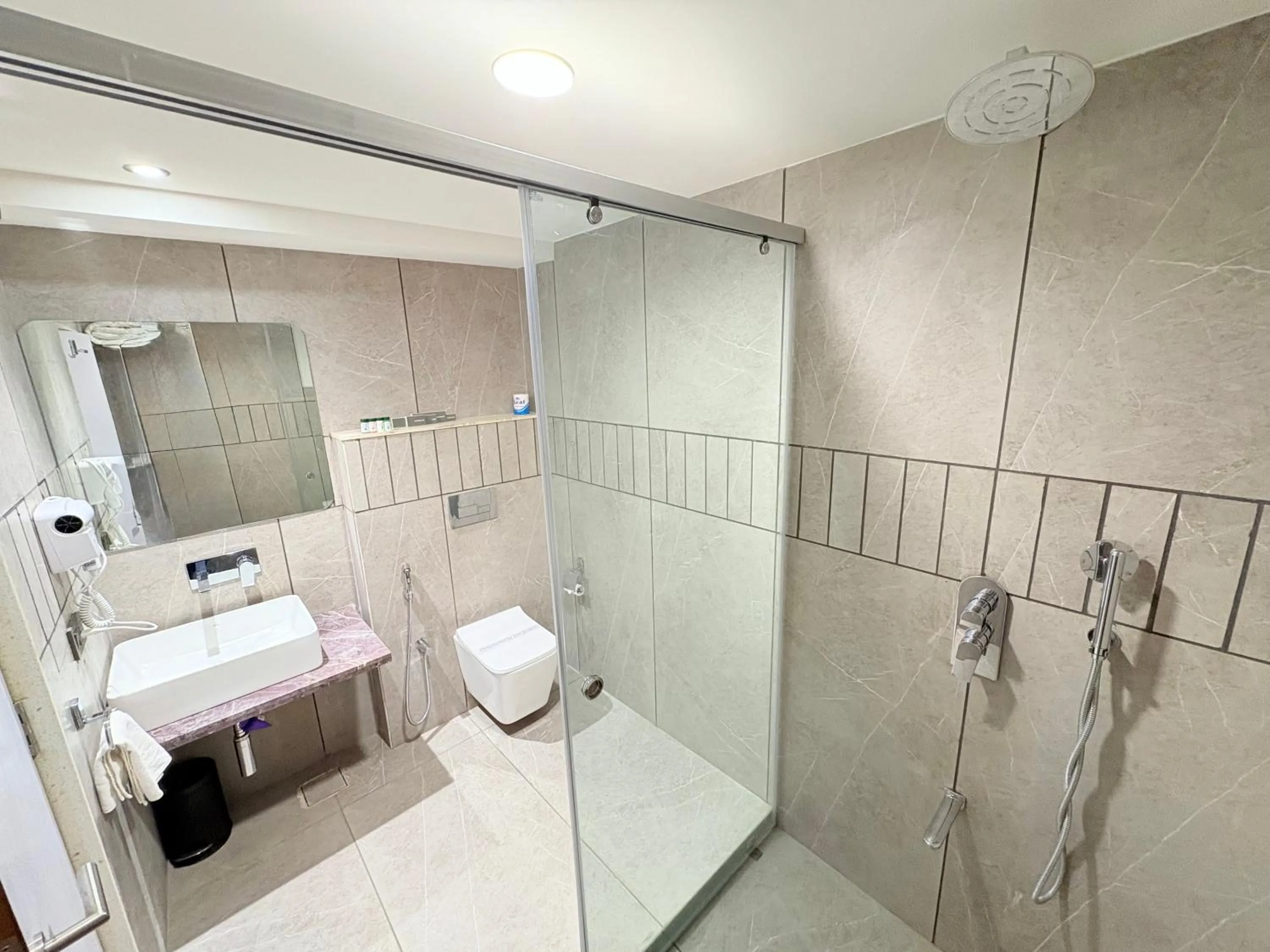 Shower in The Parterre - SG Highway Ahmedabad