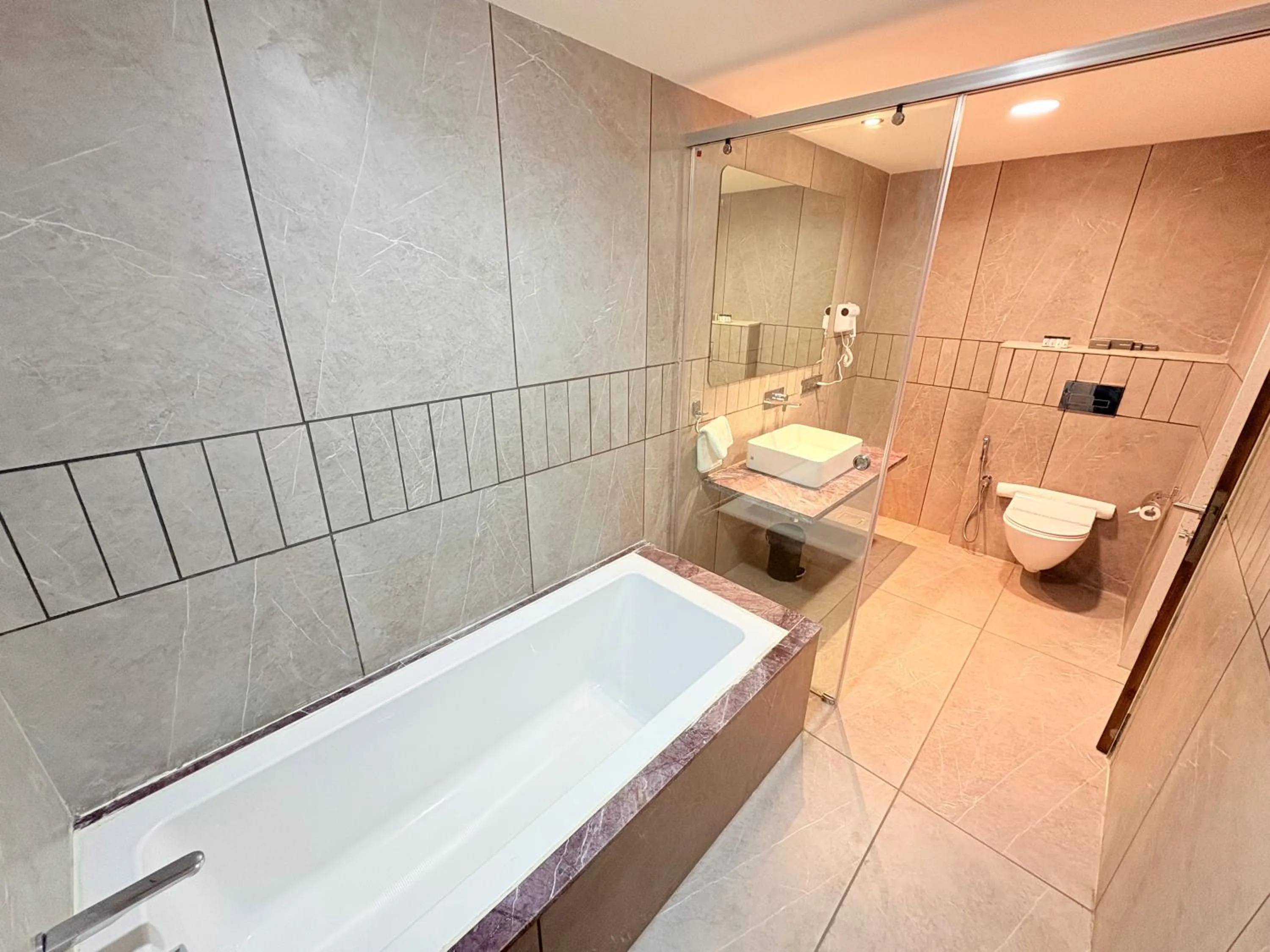 Shower in The Parterre - SG Highway Ahmedabad