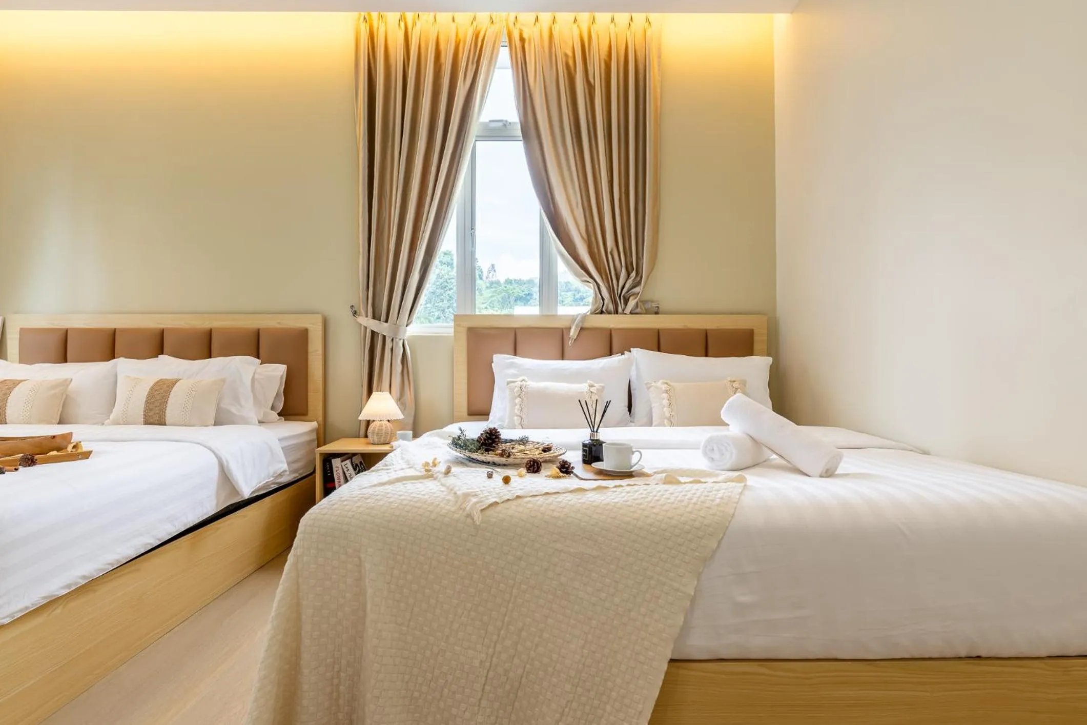 Bed in La Ferringhi Villa by BRB