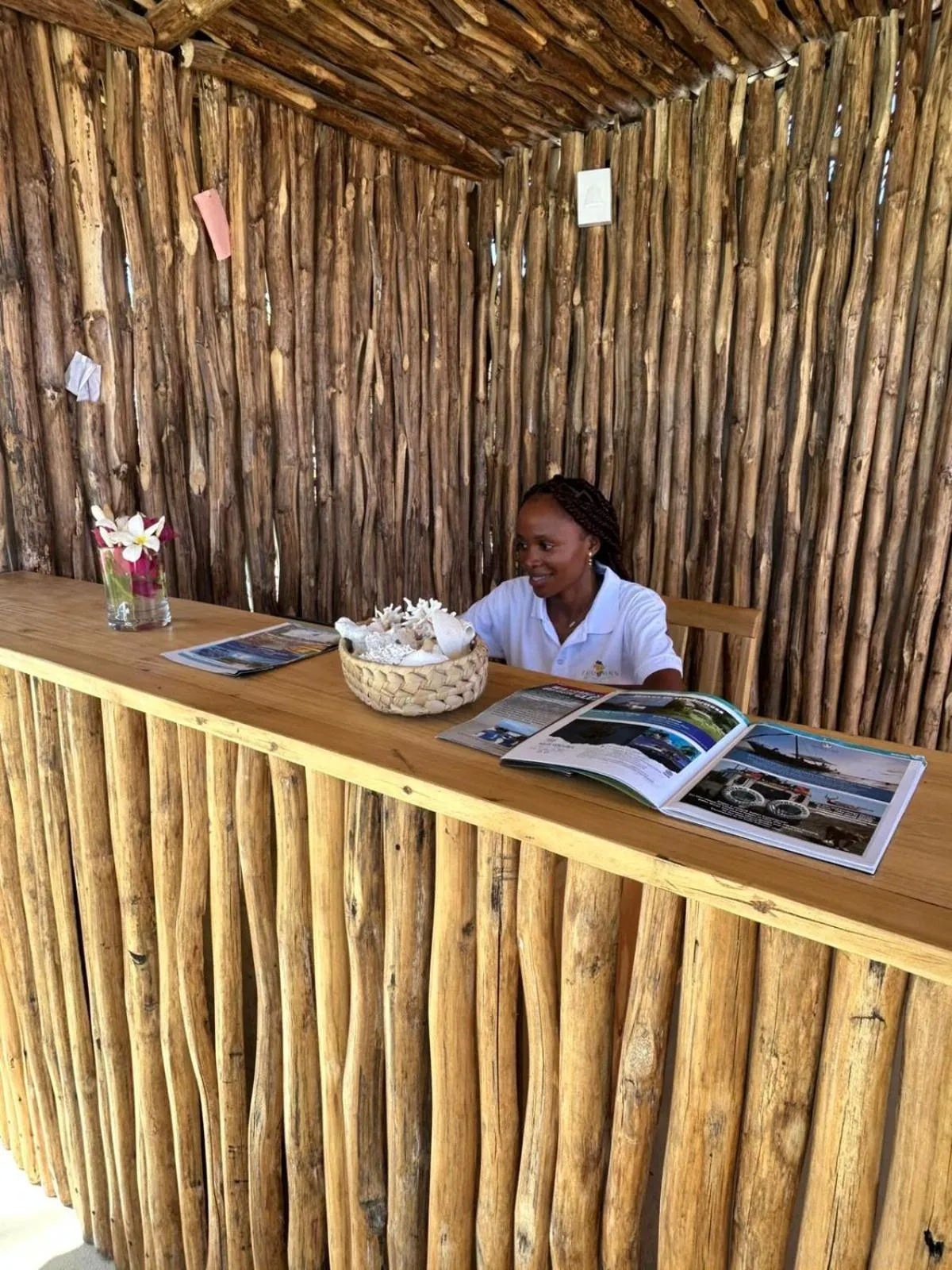 Lobby or reception in TATU INN Boutique Hotel WATAMU