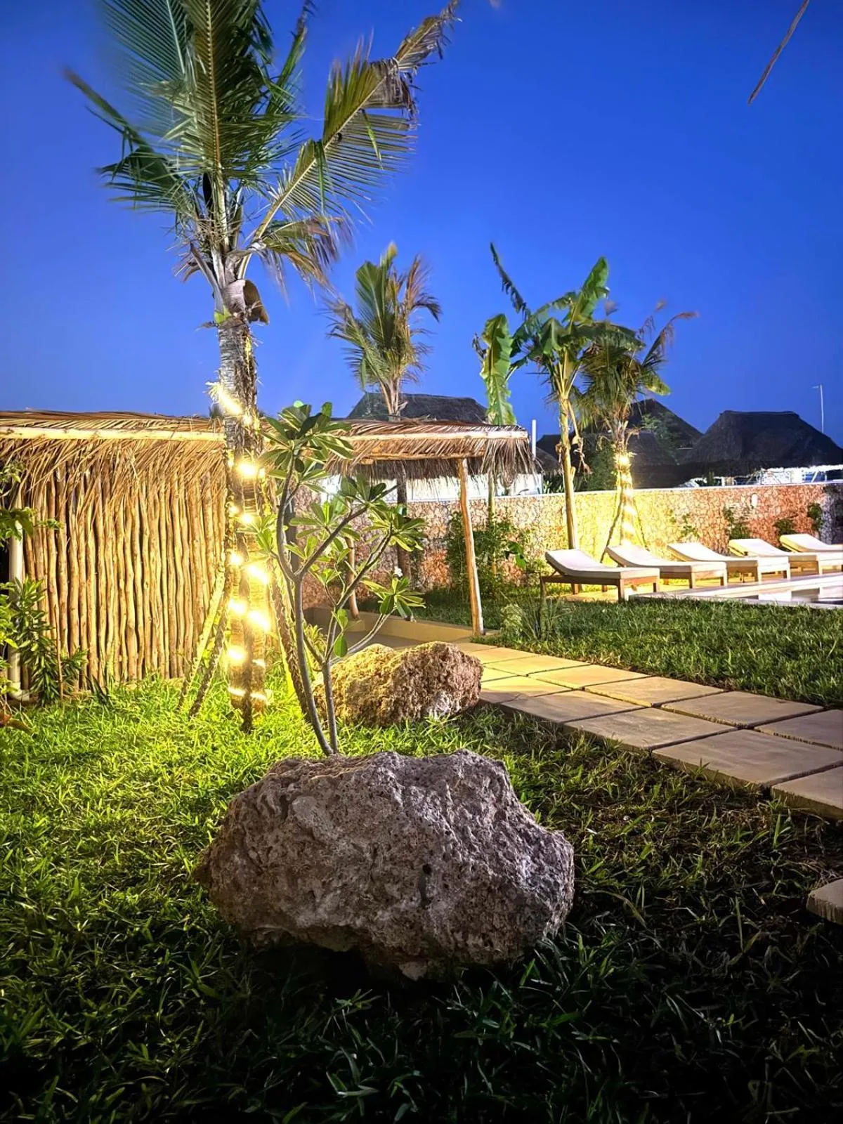 Garden view in TATU INN Boutique Hotel WATAMU