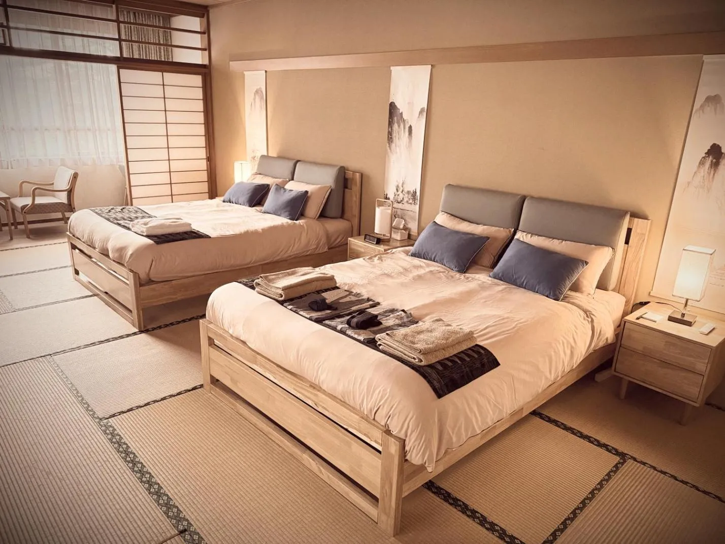 Photo of the whole room, Bed in Sansui Resorts Yamanakako